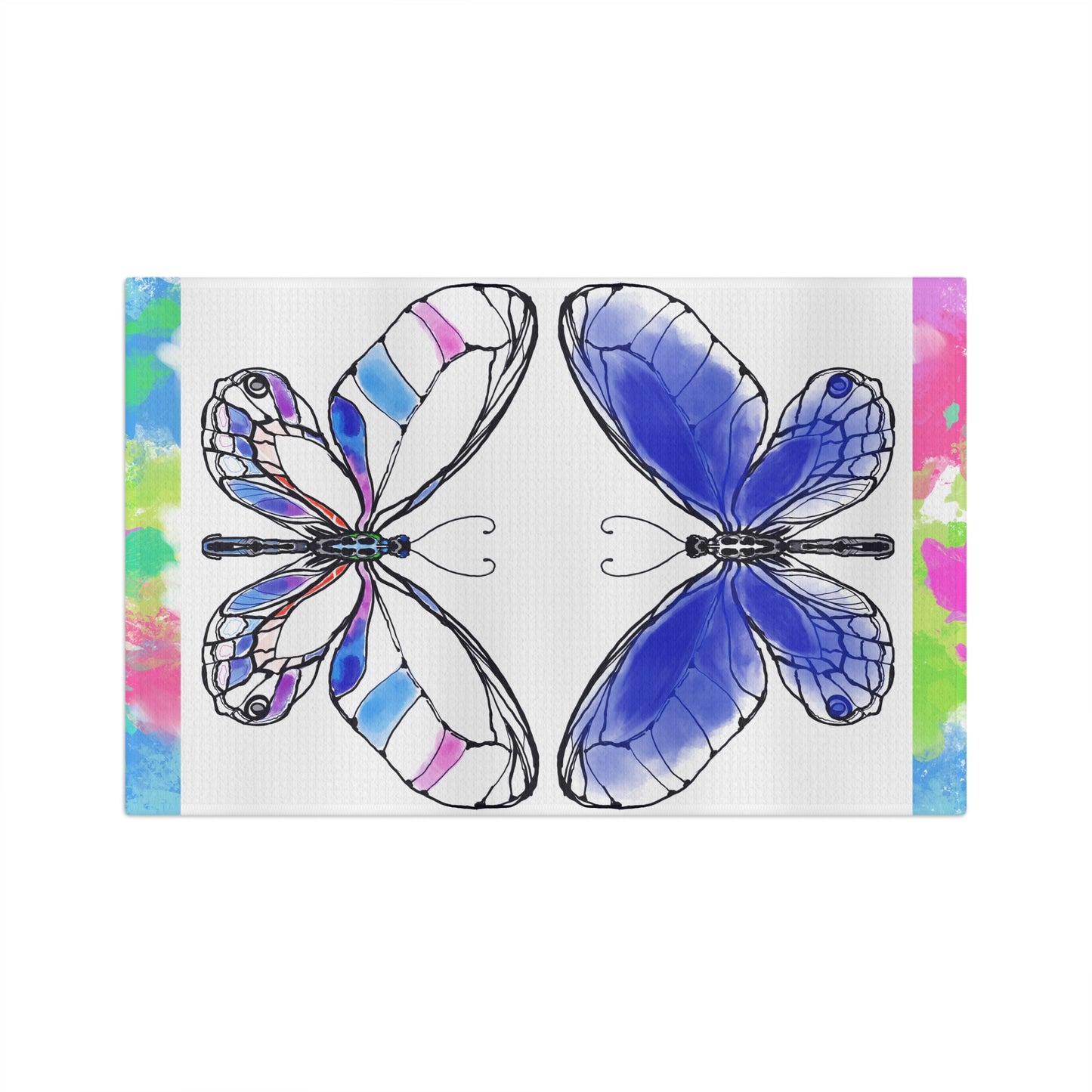 Flutterstripe Microfiber Tea Towel
