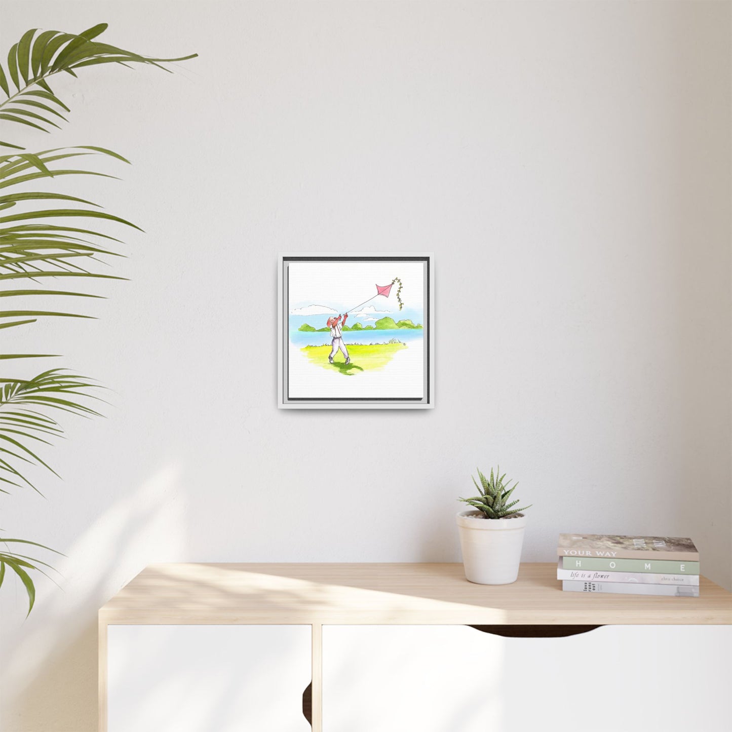 Dogi Fun Matte Canvas Framed