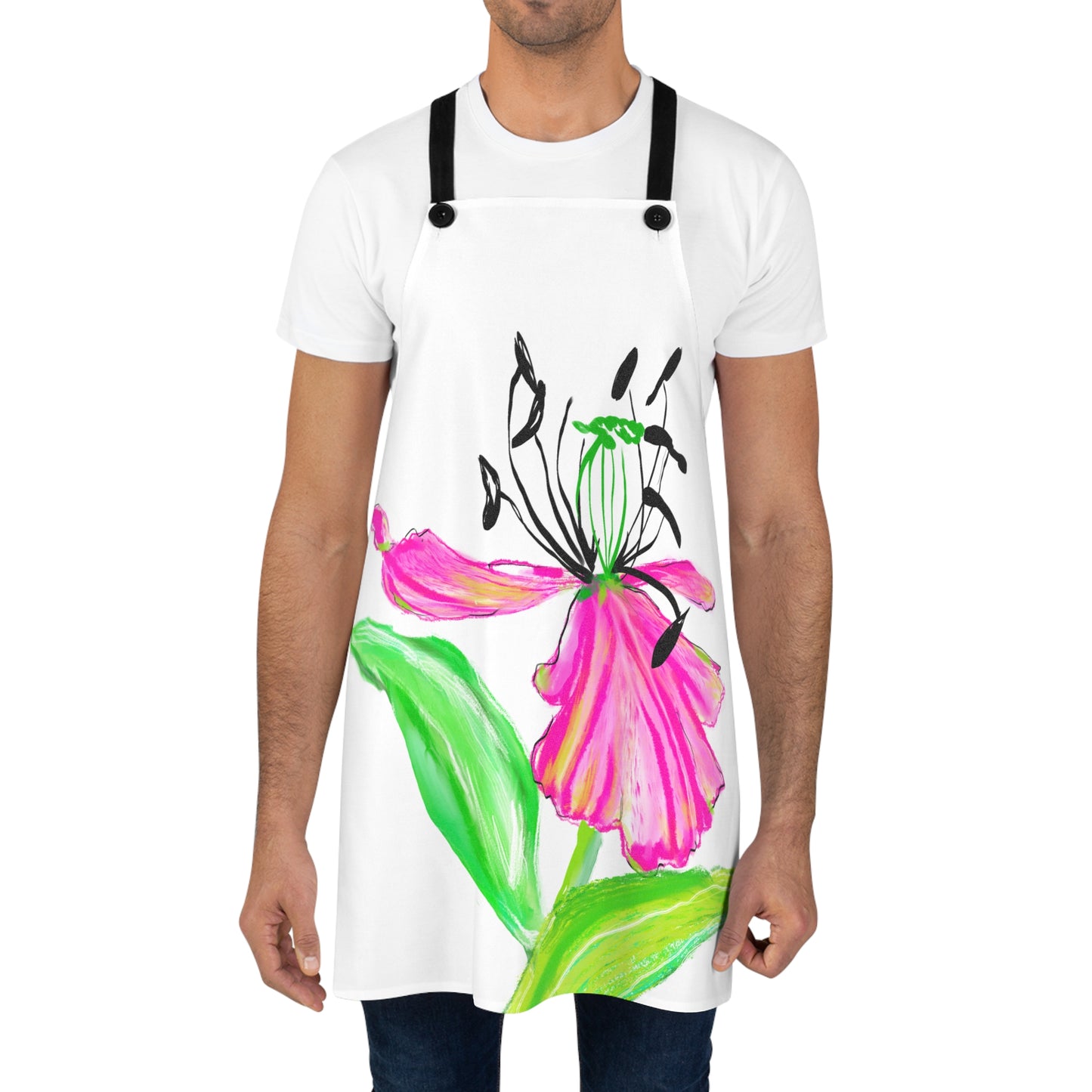 Vibrant Tulips Apron