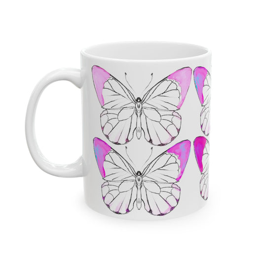 Chroma Ceramic Mug, (11oz, 15oz) Pink