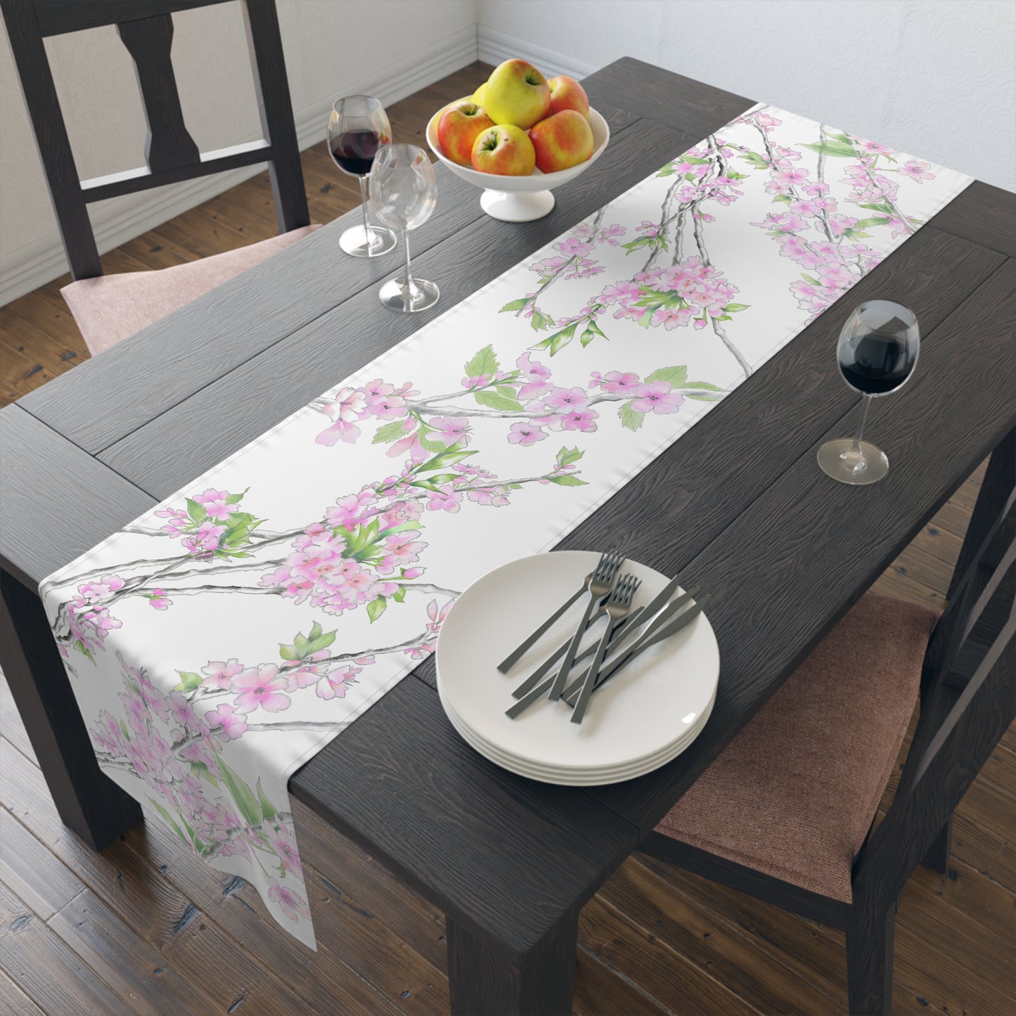 Cherry Blossoms Table Runner