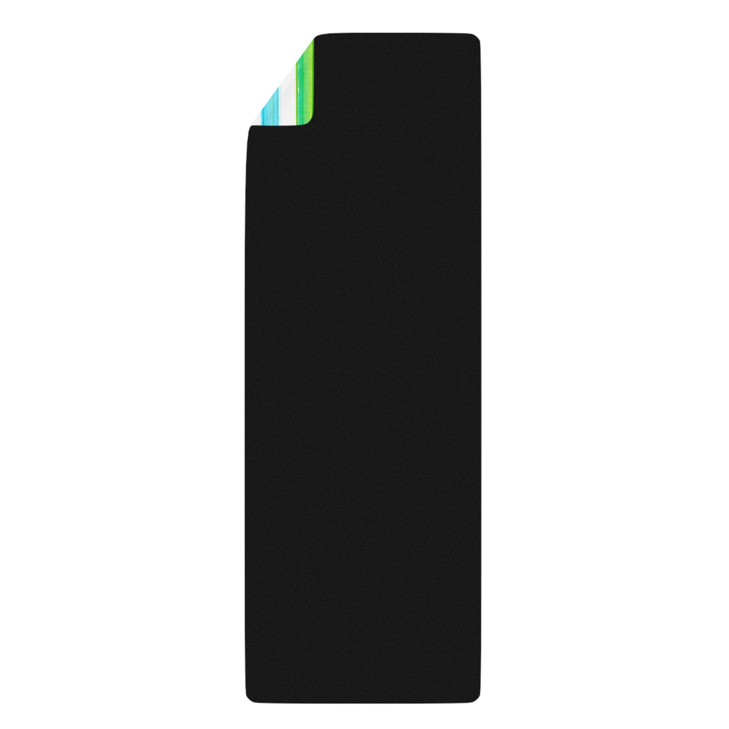 Rubber Yoga Mat All About Watercolor Stripes