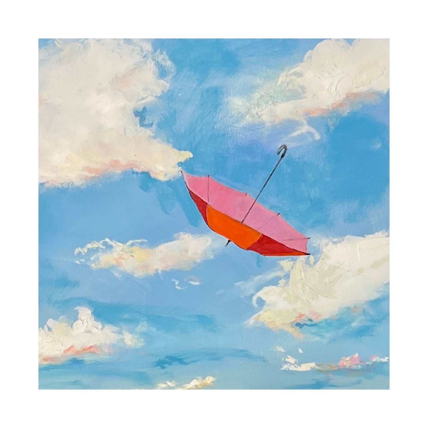 Art Decor Matte Posters Umbrella Dreams