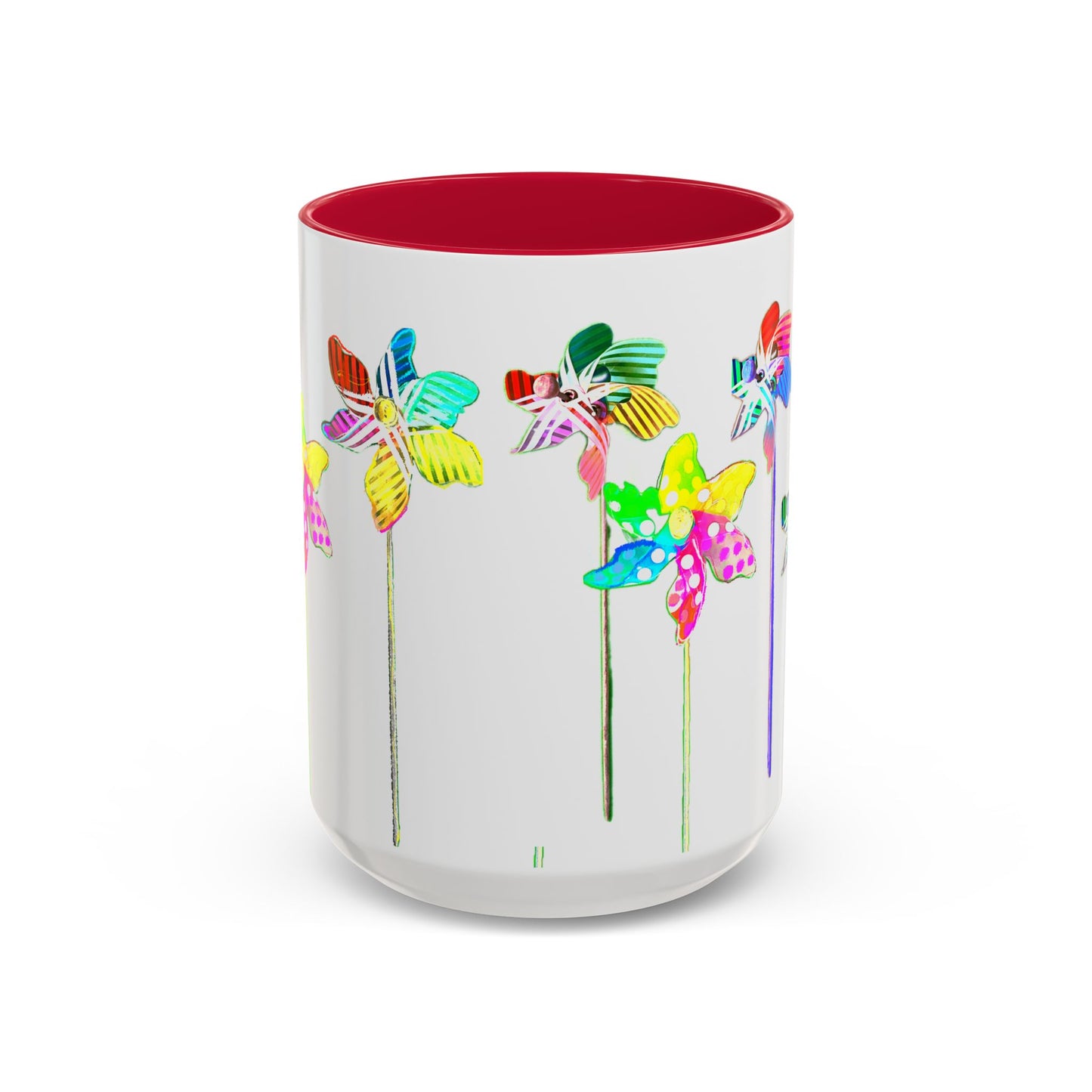Pinwheels Mug Red