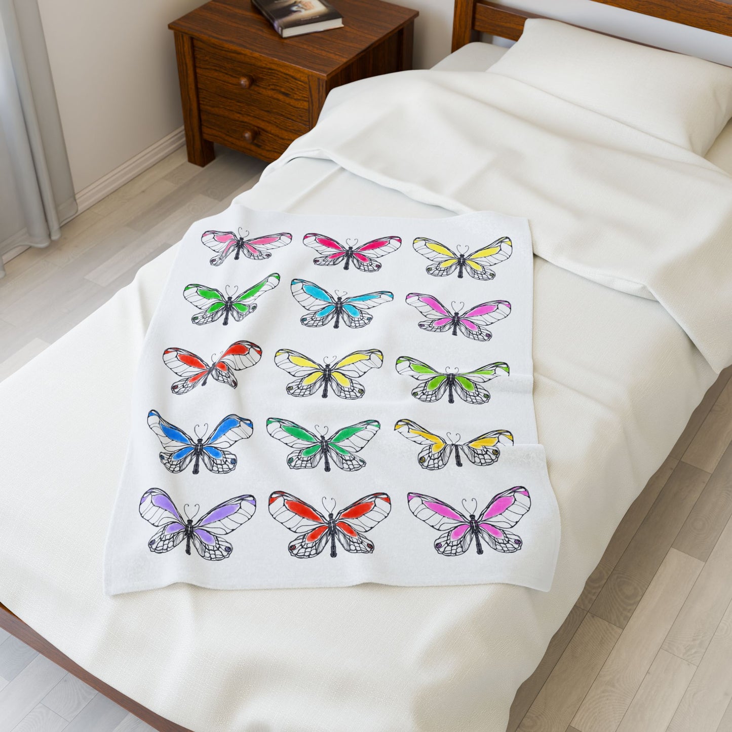 Blankets Velveteen Plush Color Kissed Wings