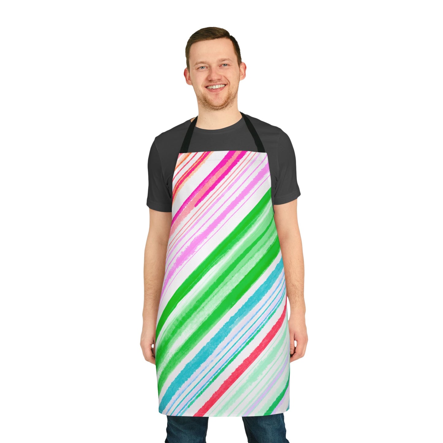 Diagonal Stripes Apron