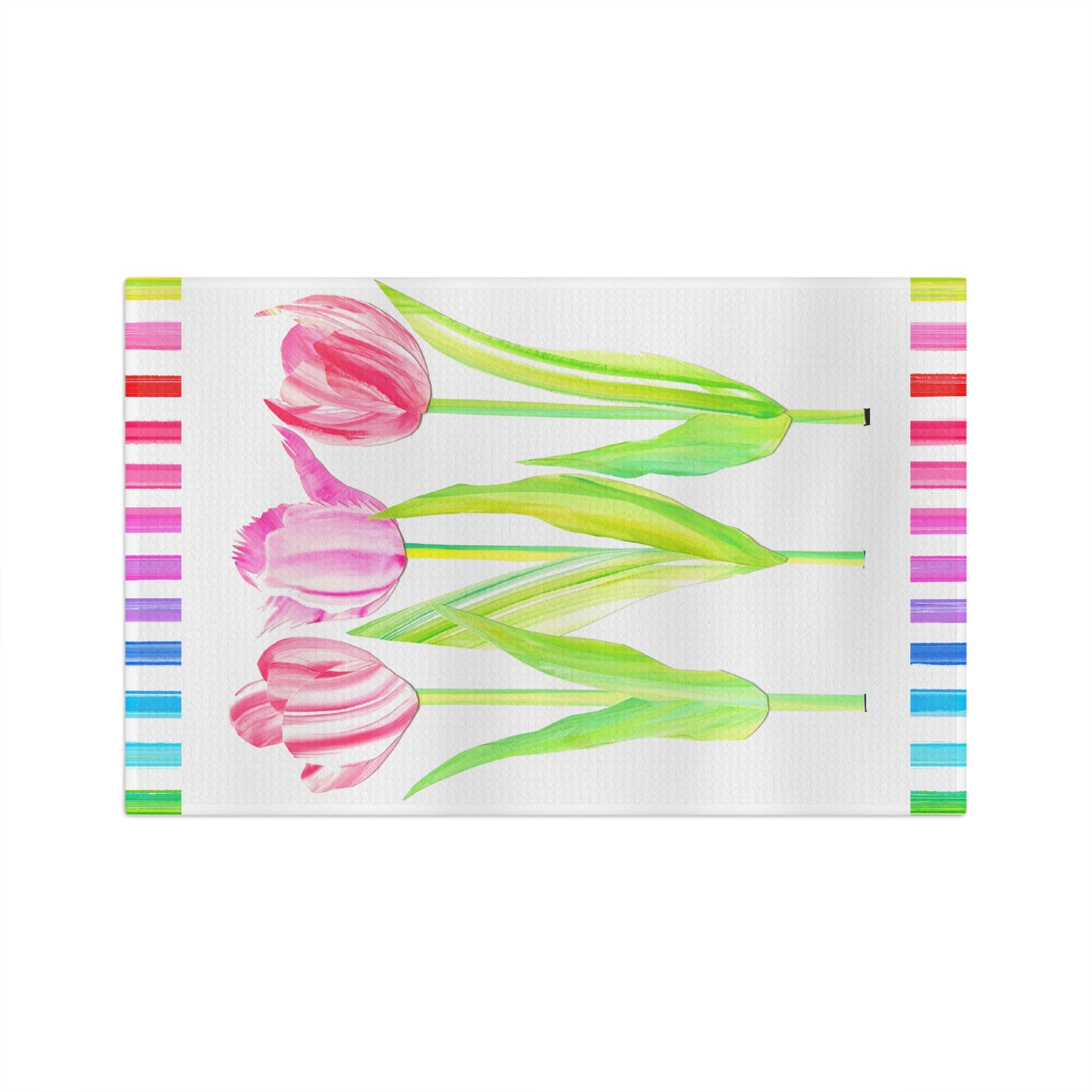 Vibrant Tulip Microfiber Tea Towel