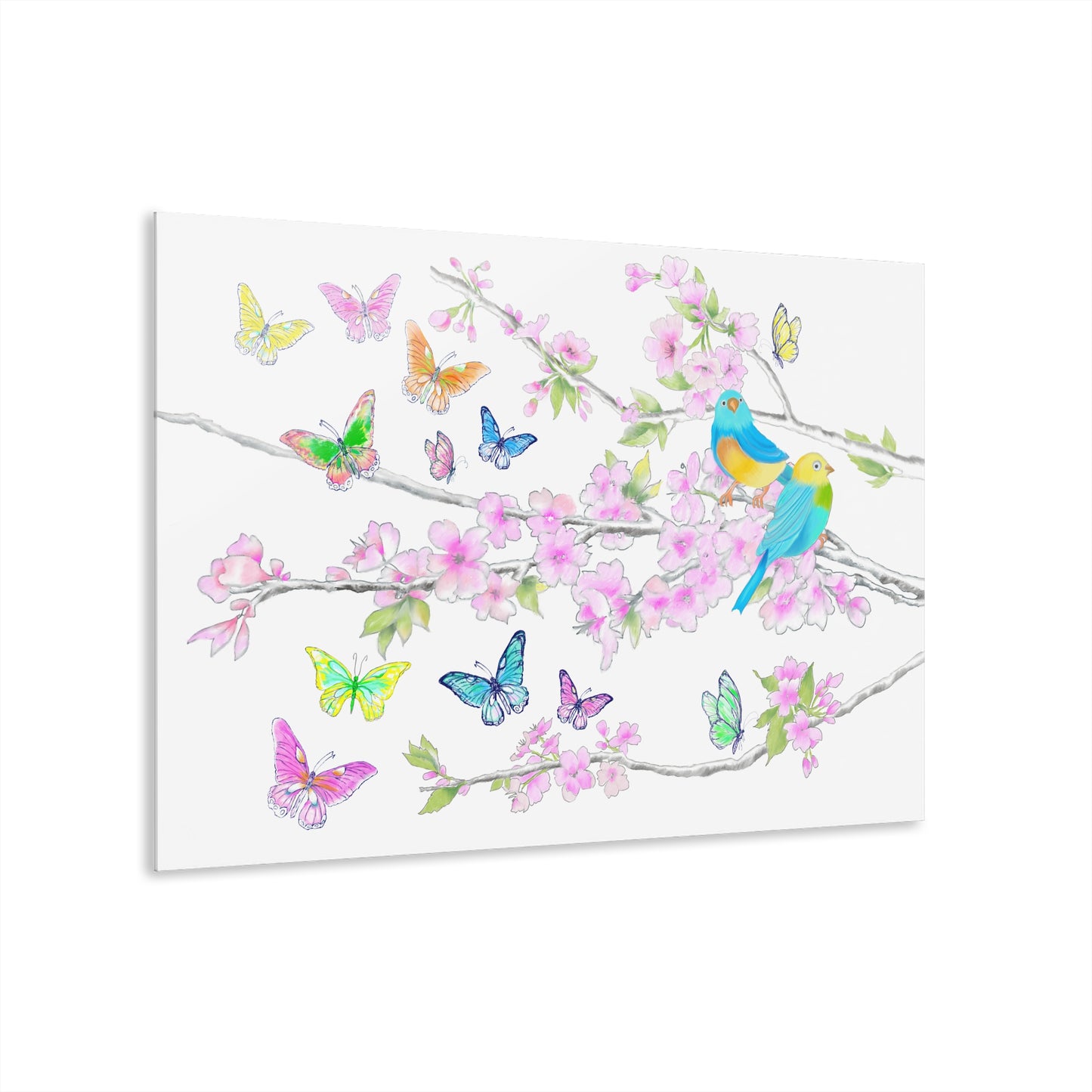 Blossom Whirl Acrylic Print French Cleat Hanging A-Top picture for "We Fly Where God Thinks Best"