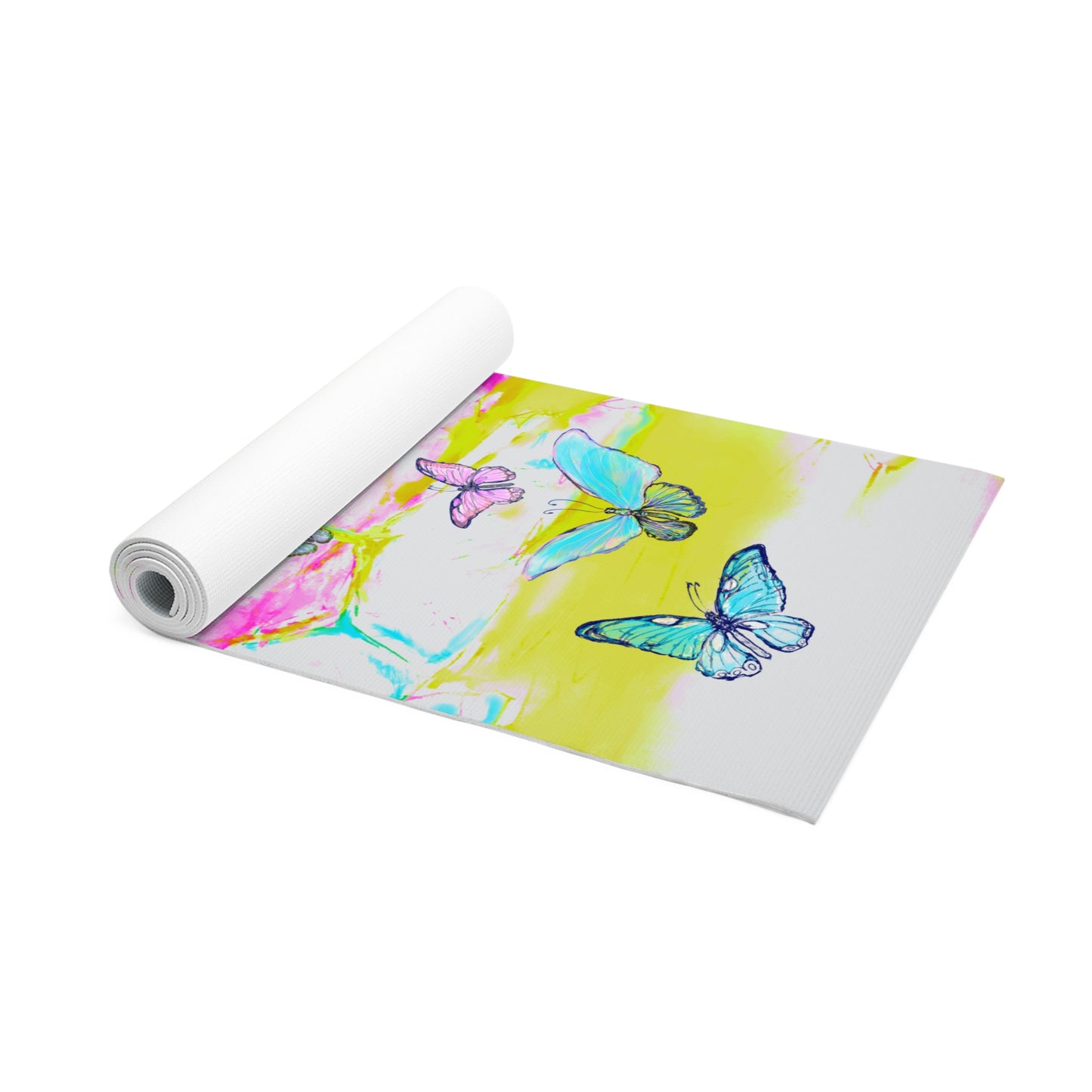 Foam Yoga Mats Fluttering Serenity