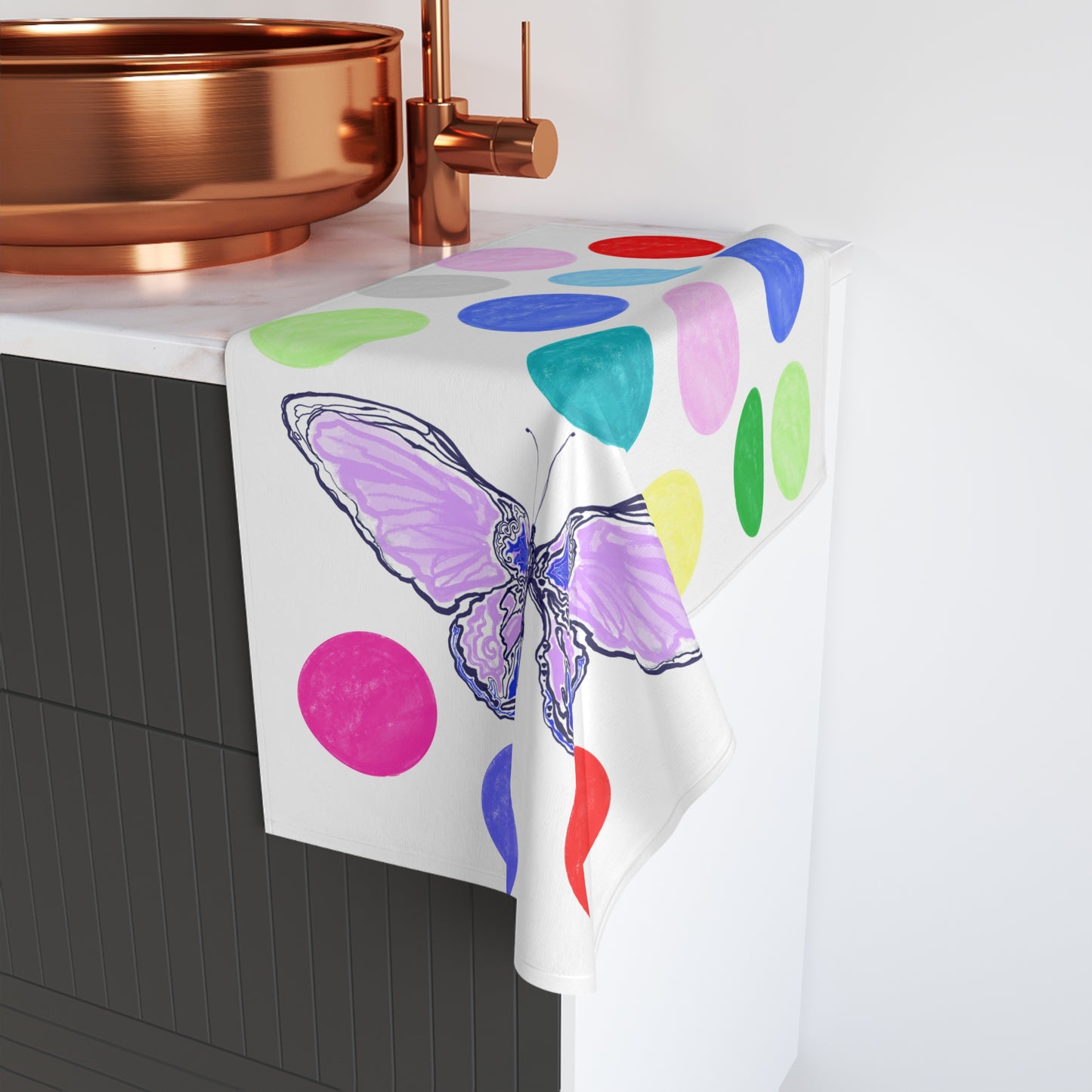 Swing Hand Towel Lilac Multi-colors