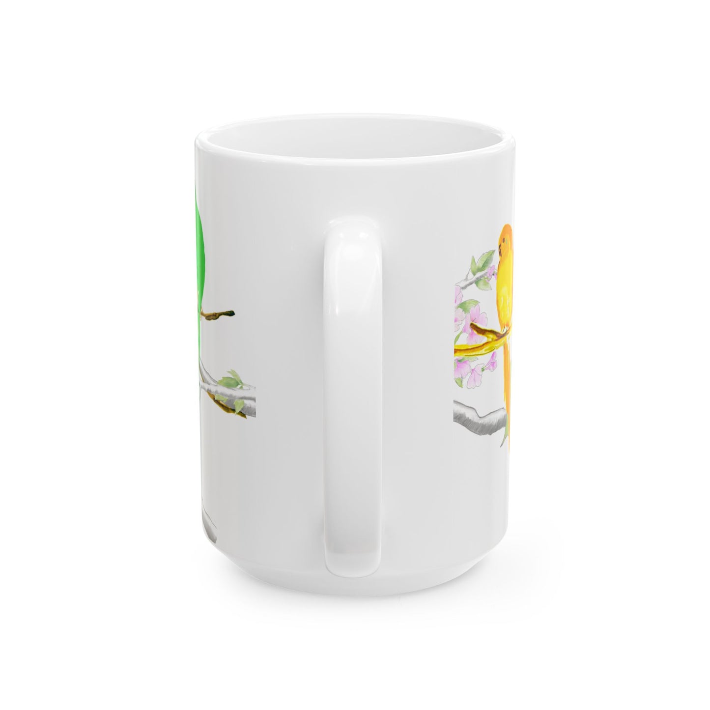 Blossoms & Birds Ceramic Mugs