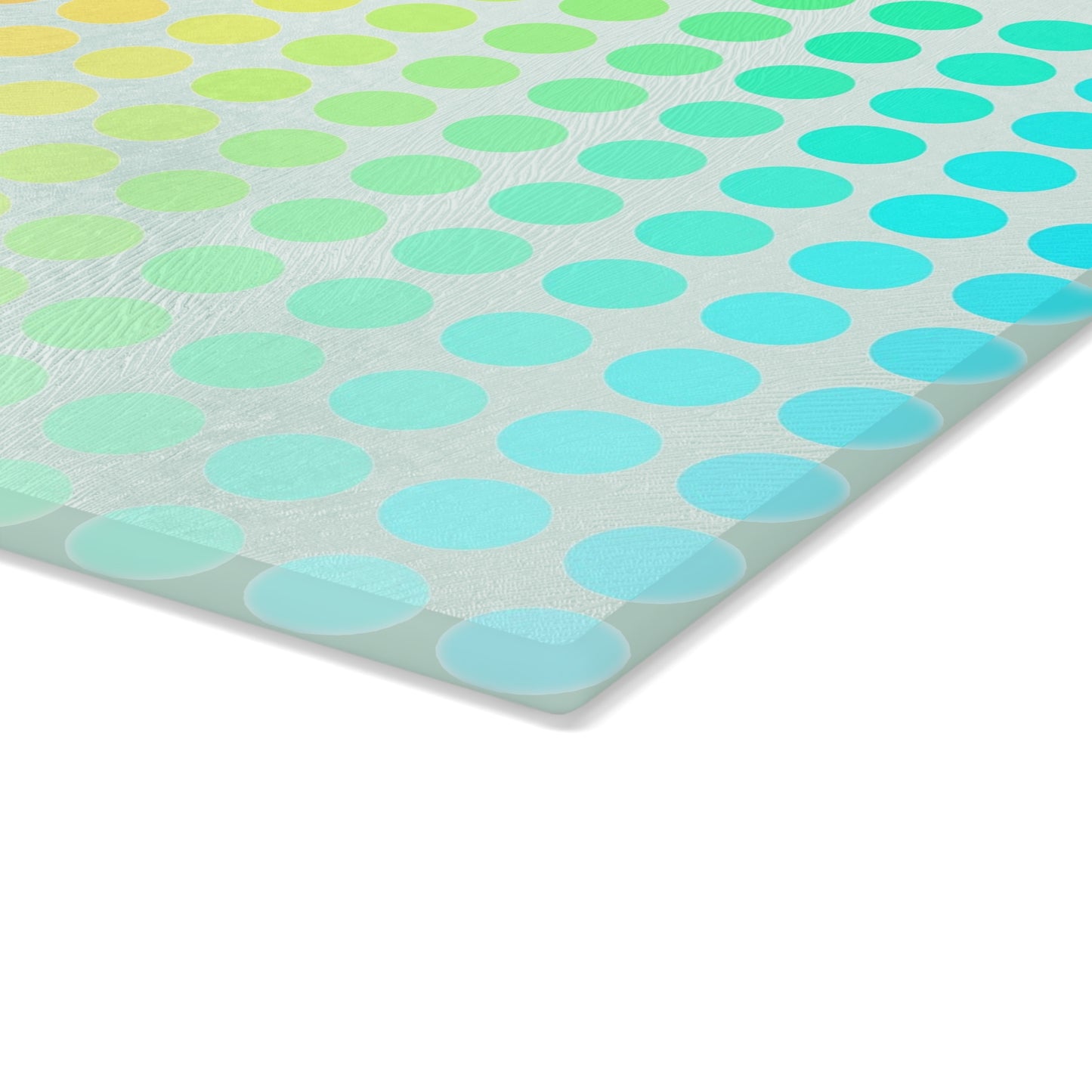 Glass Cutting Boards Rainbow Polka Dots