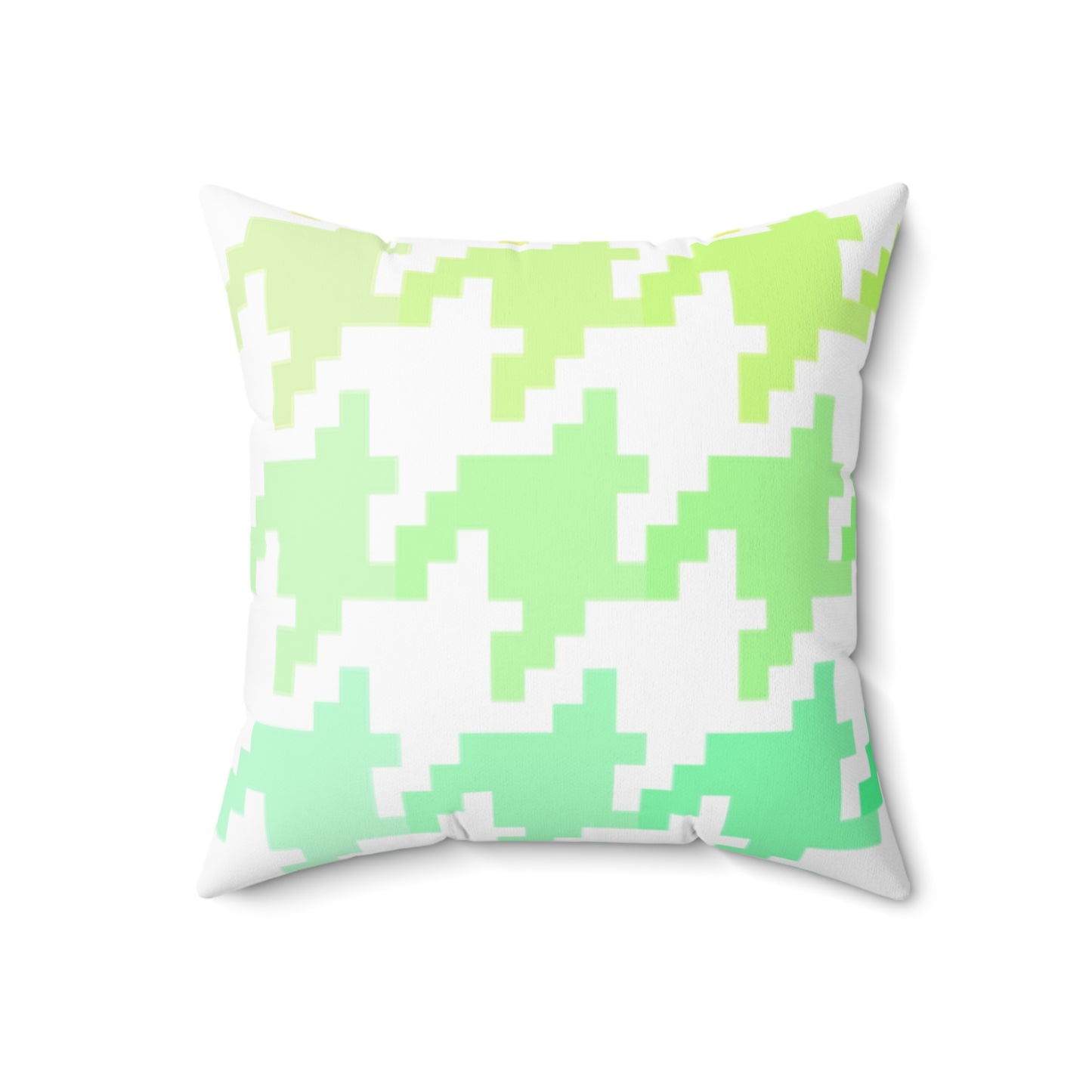 Hounds Tooth Fun Pillow Green