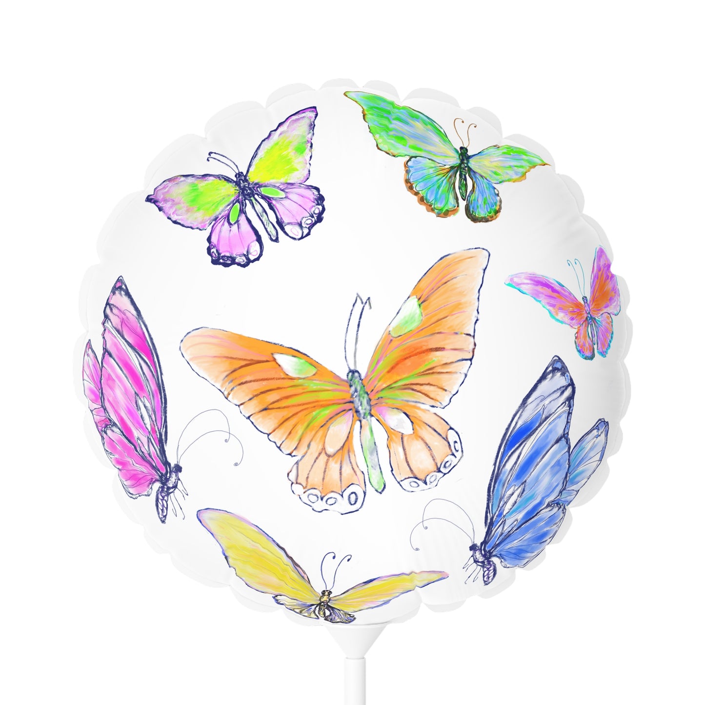 Celebrations Balloon Round 11" Butterfly Celebration