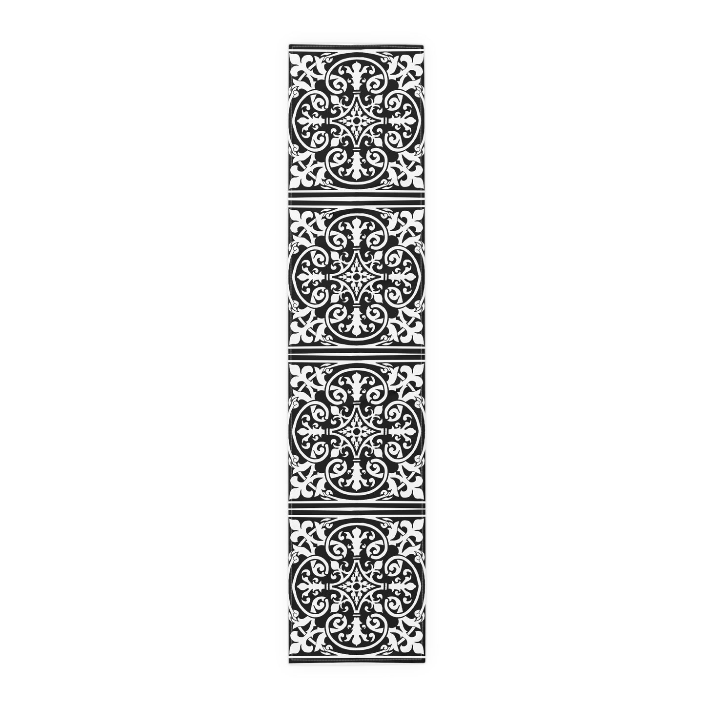 Scrollwork Table Runner (Cotton, Poly)