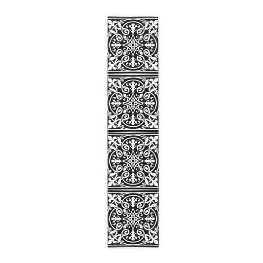 Scrollwork Table Runner (Cotton, Poly)