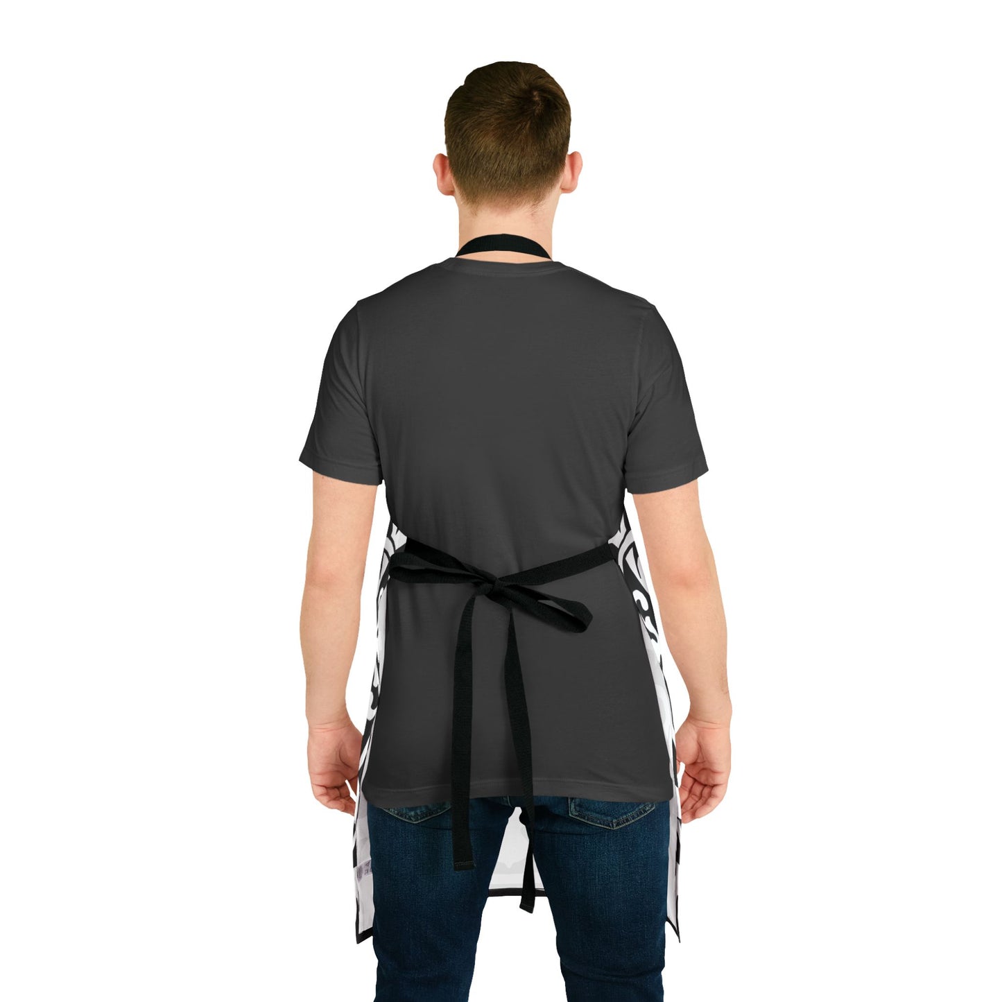 Scrollwork Apron Black