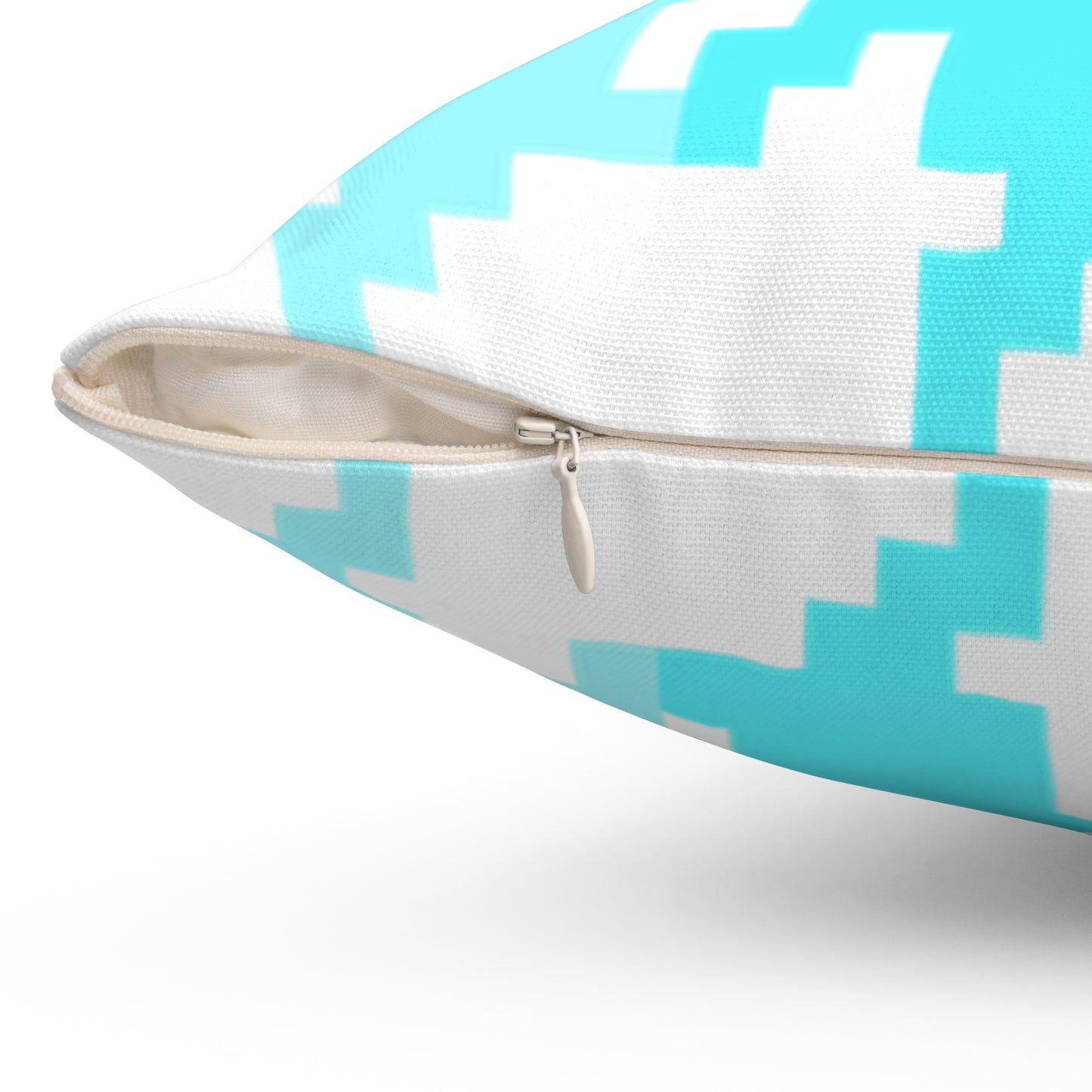 Hounds Tooth Fun Pillow Aqua/Blue