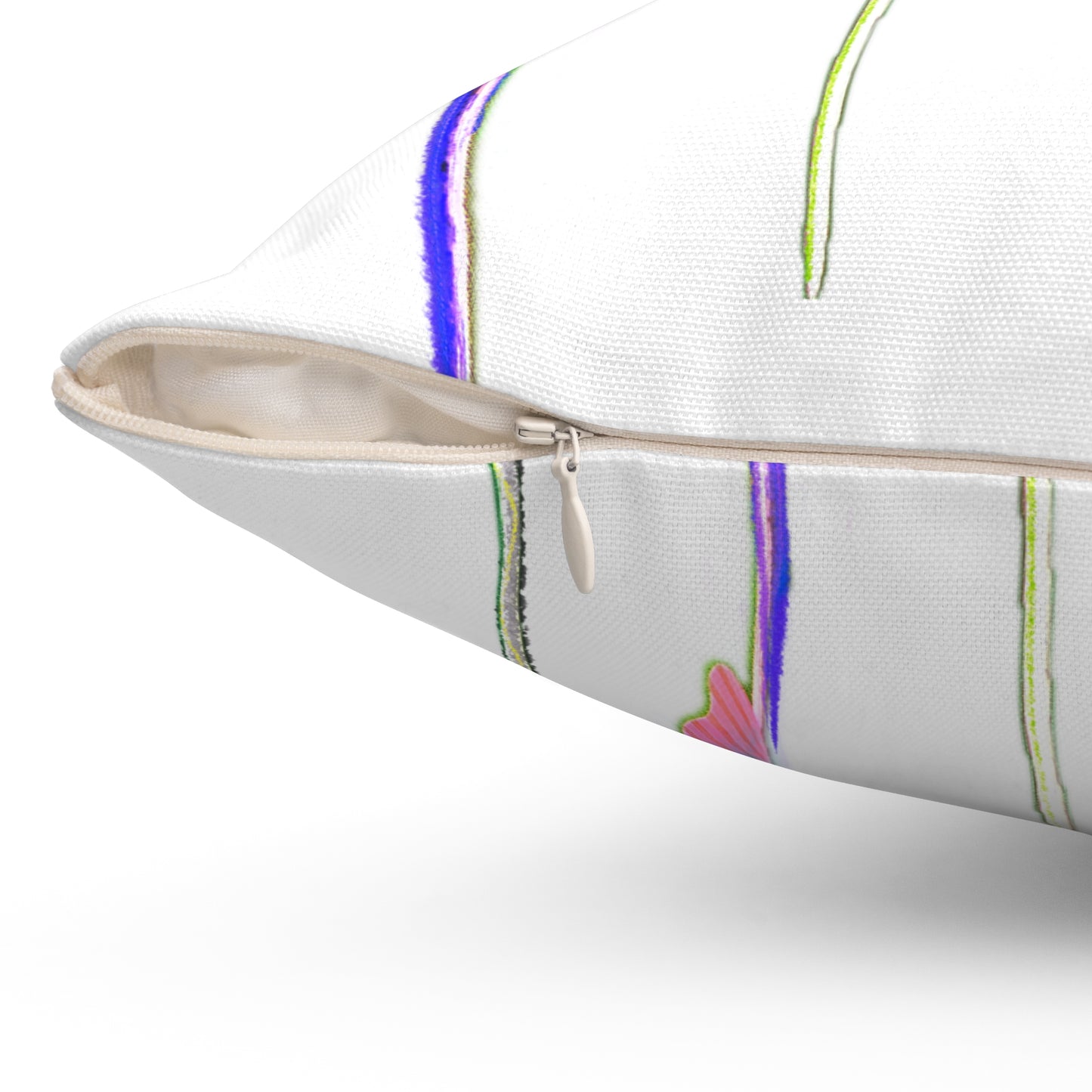 Pinwheel Polyester Square Pillow B