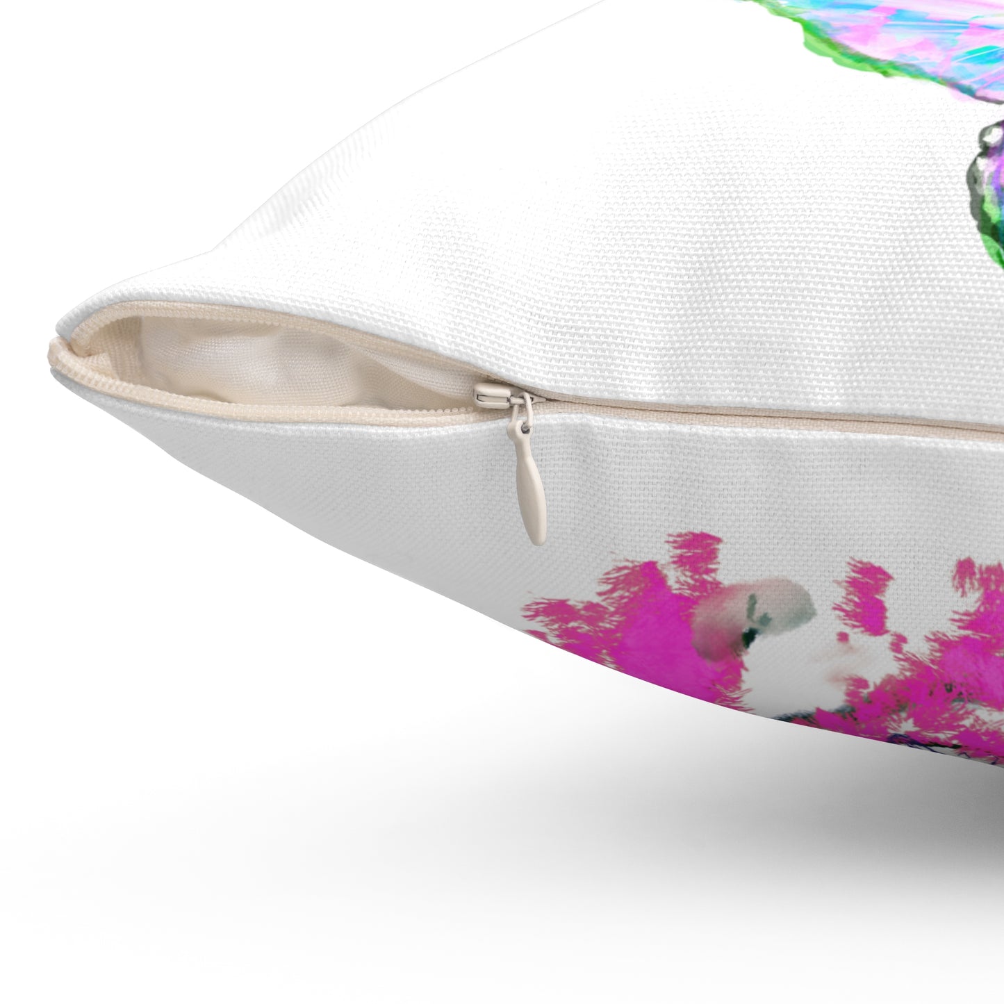 Blossom Glide Spun Polyester Square Pillow