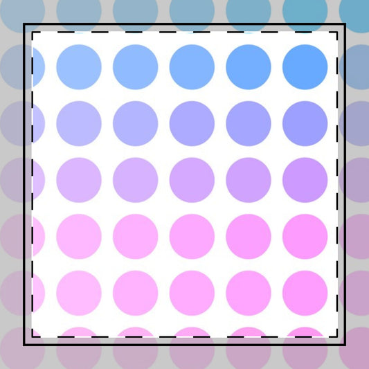 Polka Dot Joy Cotton Twill Napkin In Shades of Purple and Pink, Creamy White Fabric Background