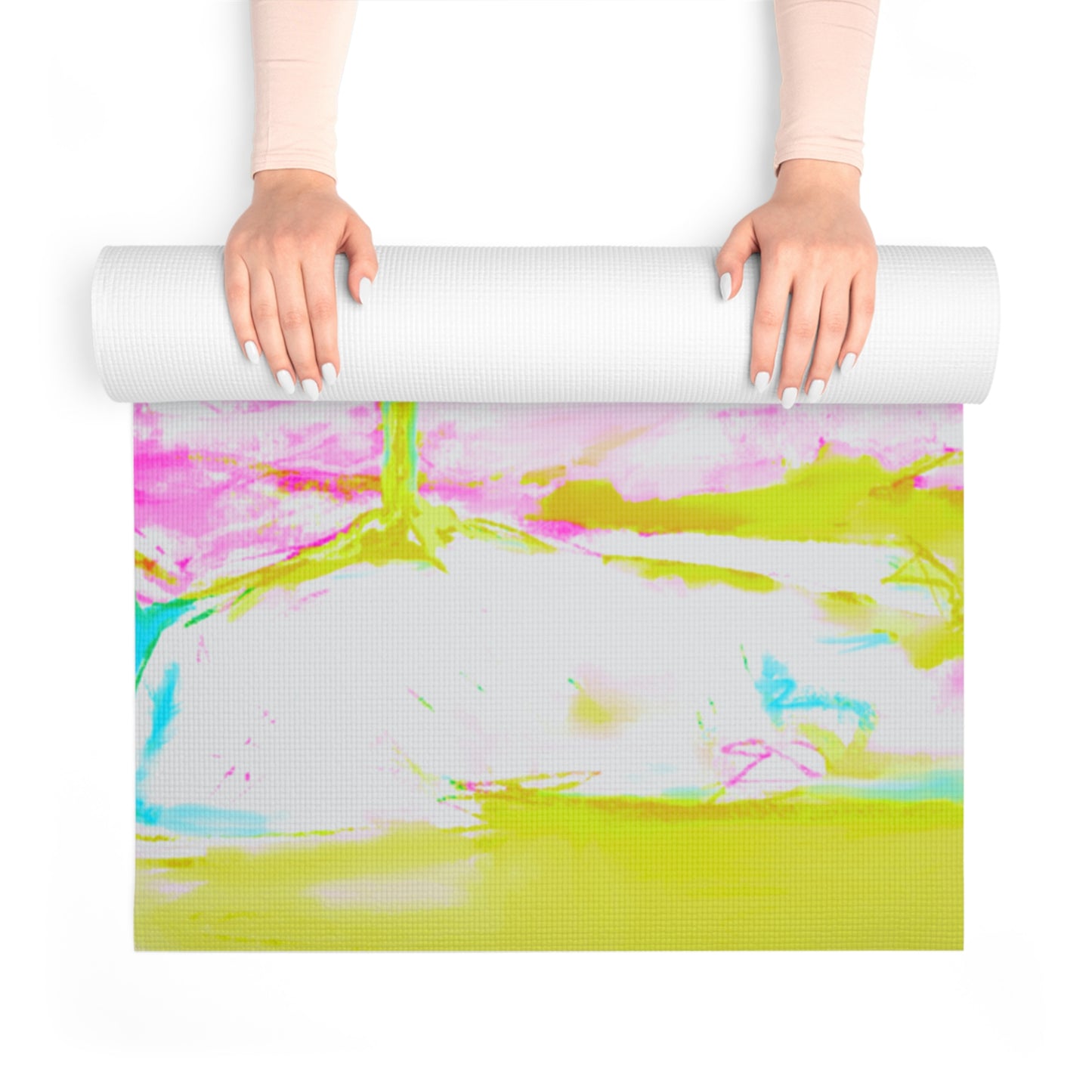 Joyful Landscape Exercise Mat Believe you can