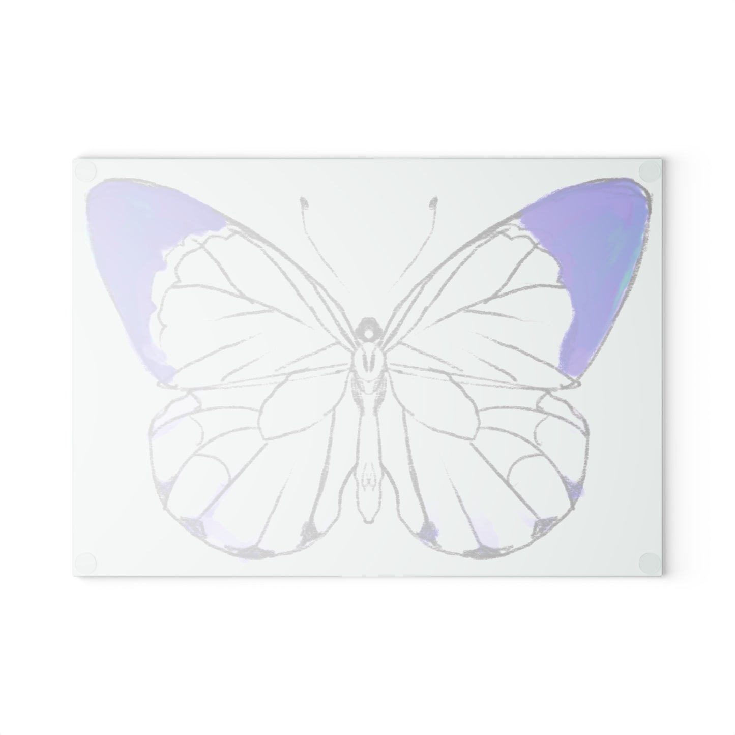 Chroma Glass Cutting Board Navy
