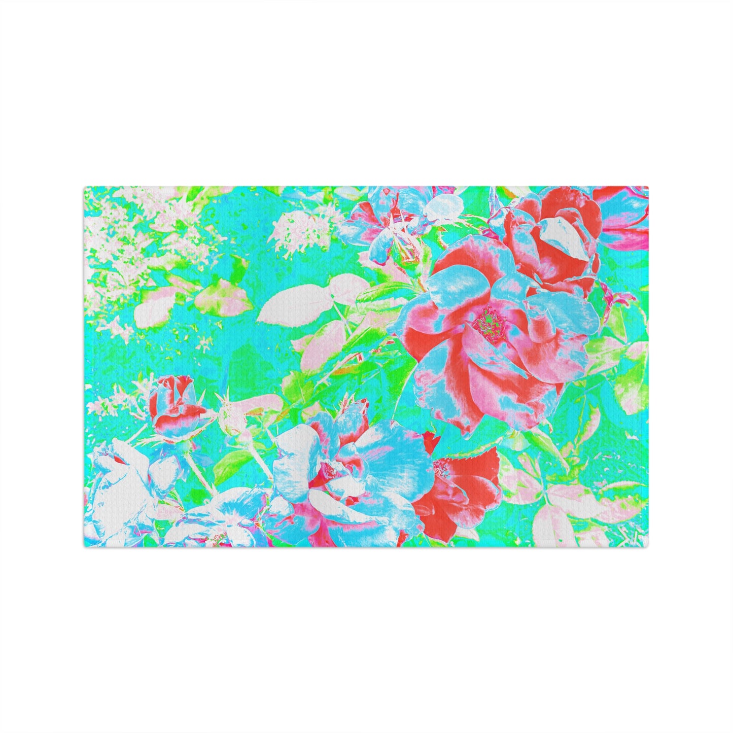 Dish Towels Microfiber Abstract Fluttering Botanical