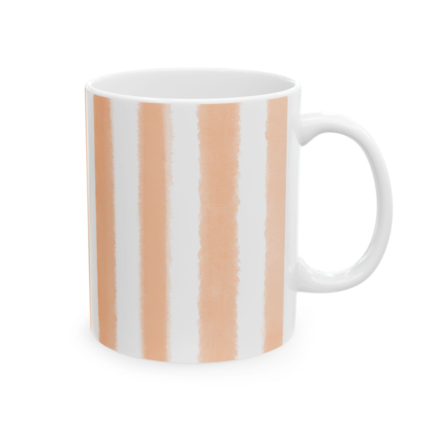 Dancing Tulips Mug Peach Orange