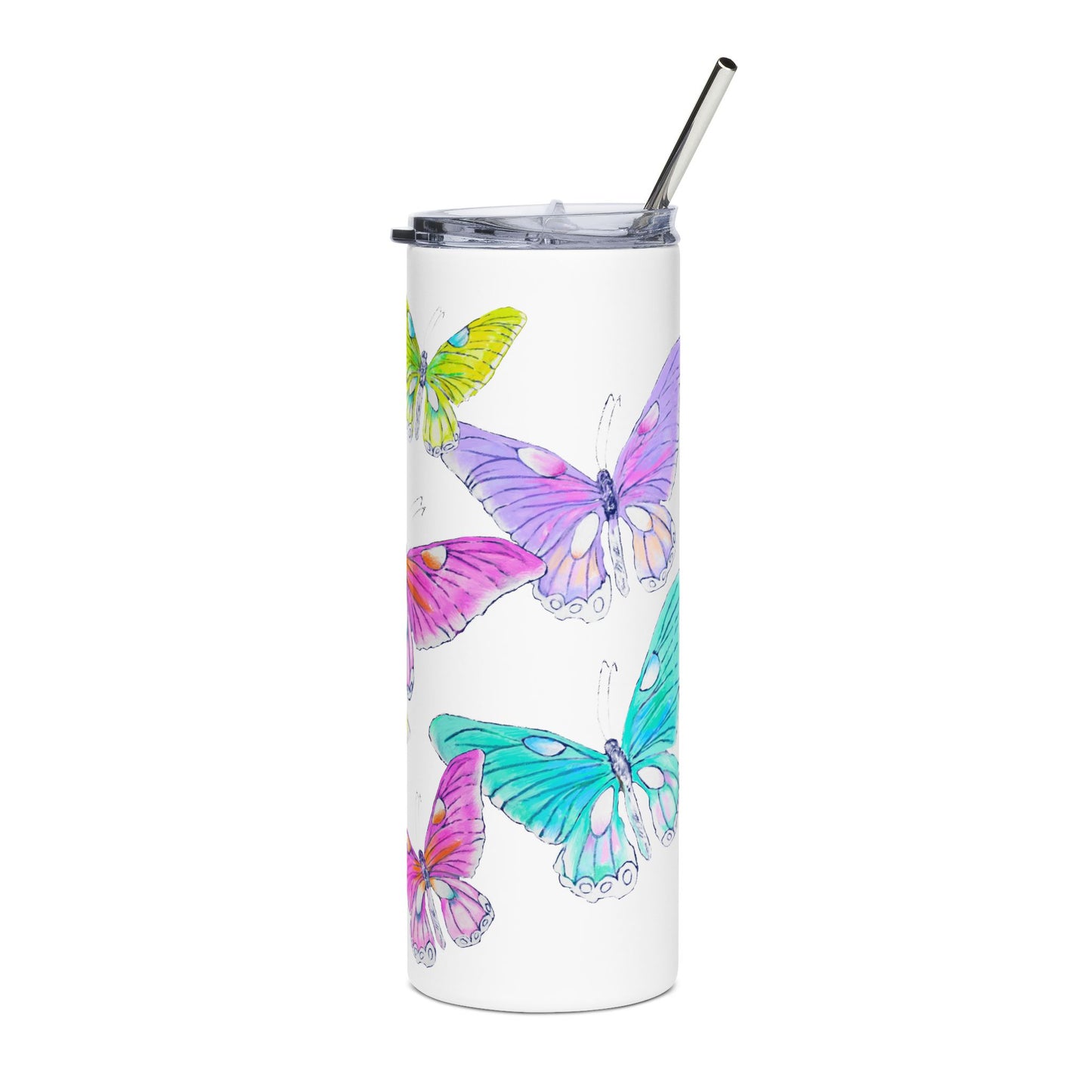 Stainless Steel Tumblers, 20oz Butterfly Ballet
