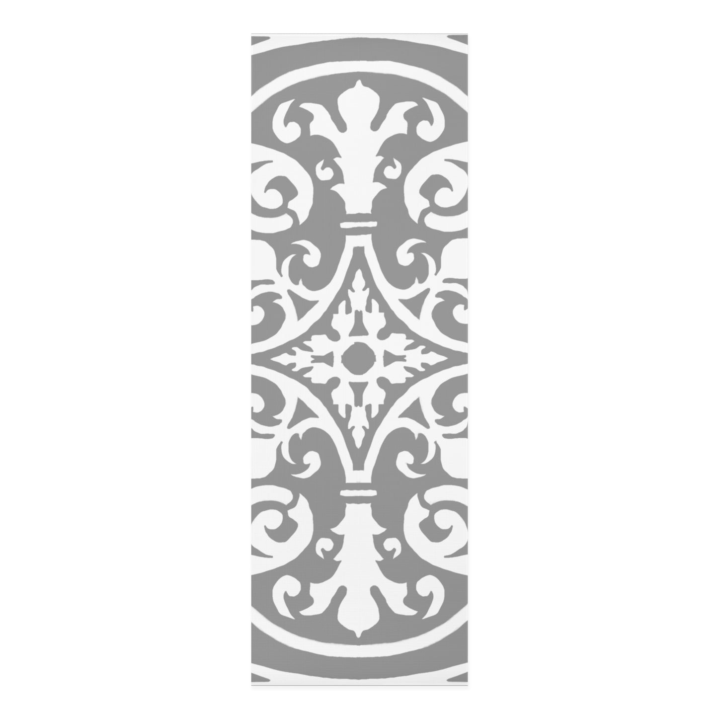 Scrollwork Exercise Mat Gray