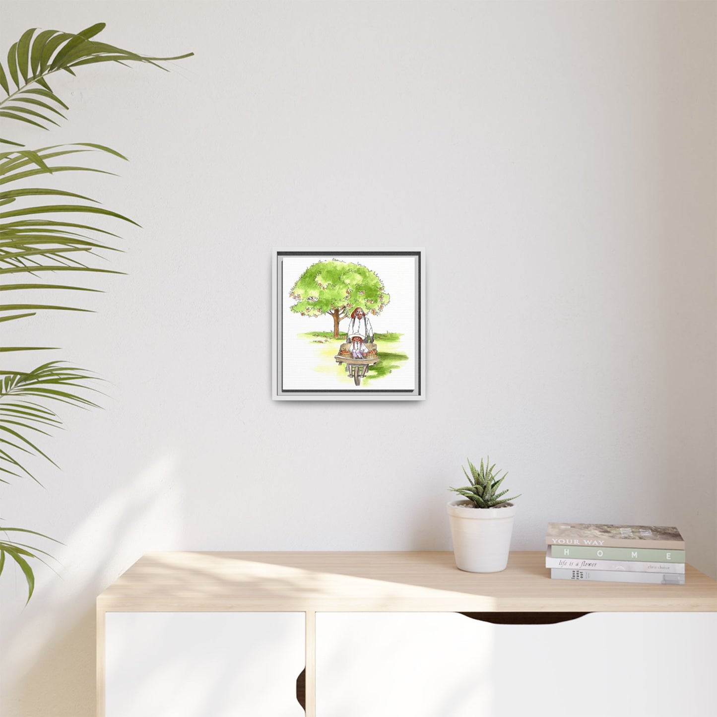 Dogi Fun Matte Canvas Framed