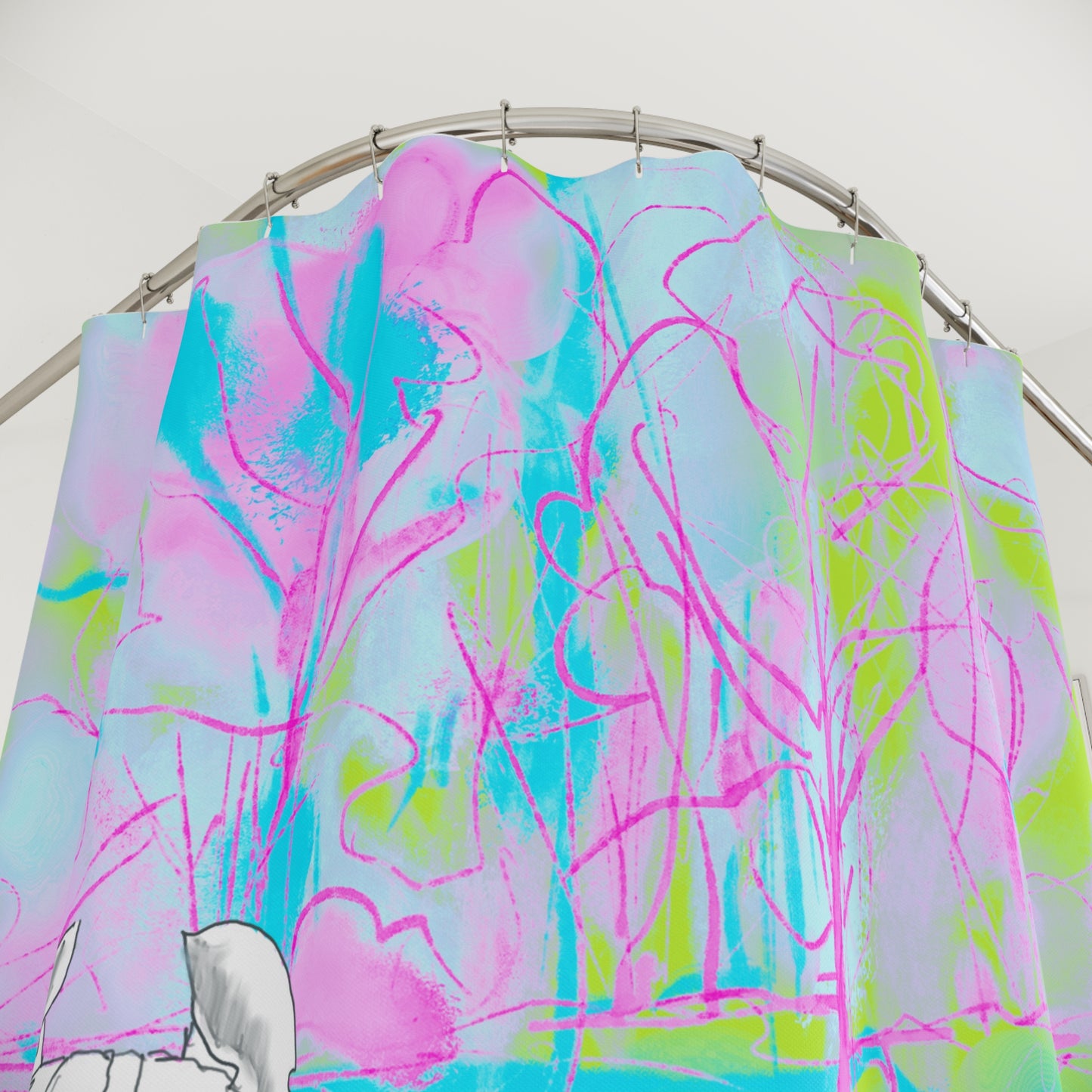 Shower Curtains Dog Fun