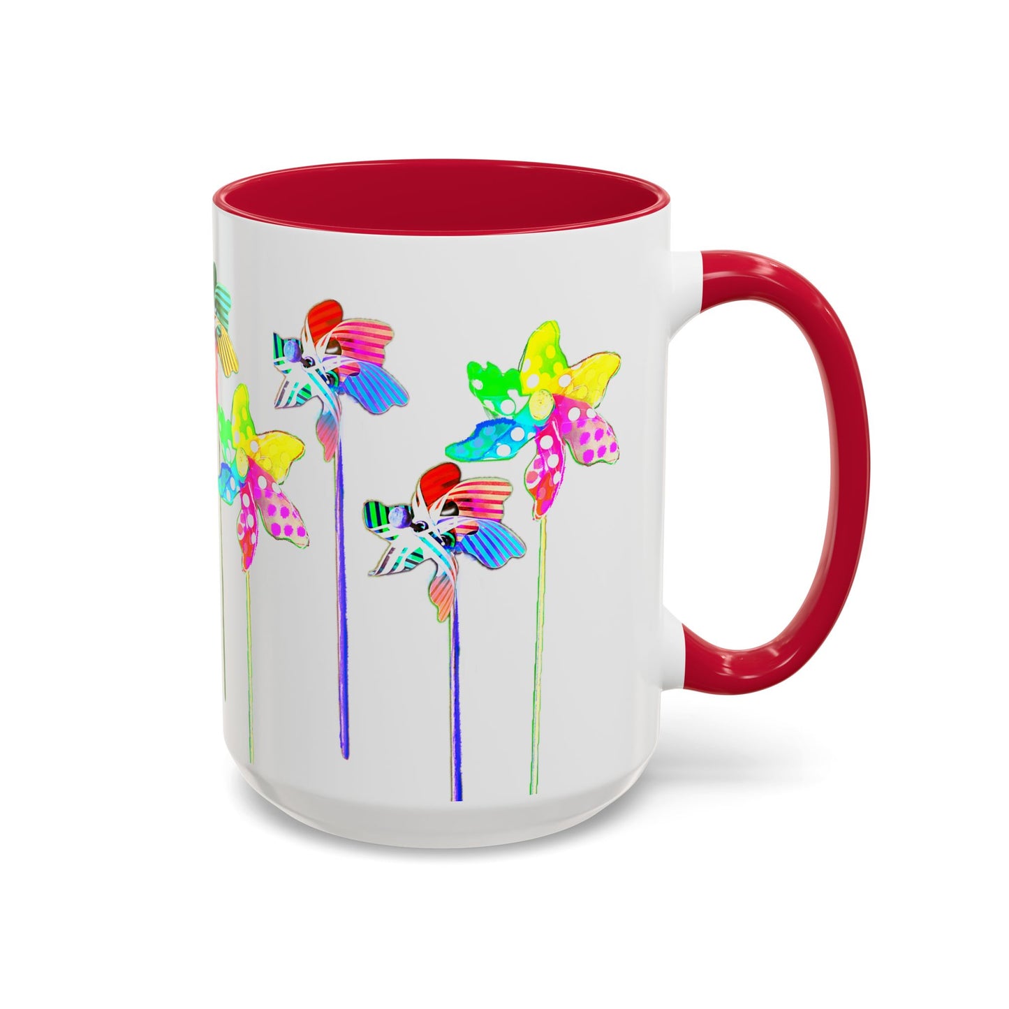 Pinwheels Mug Red