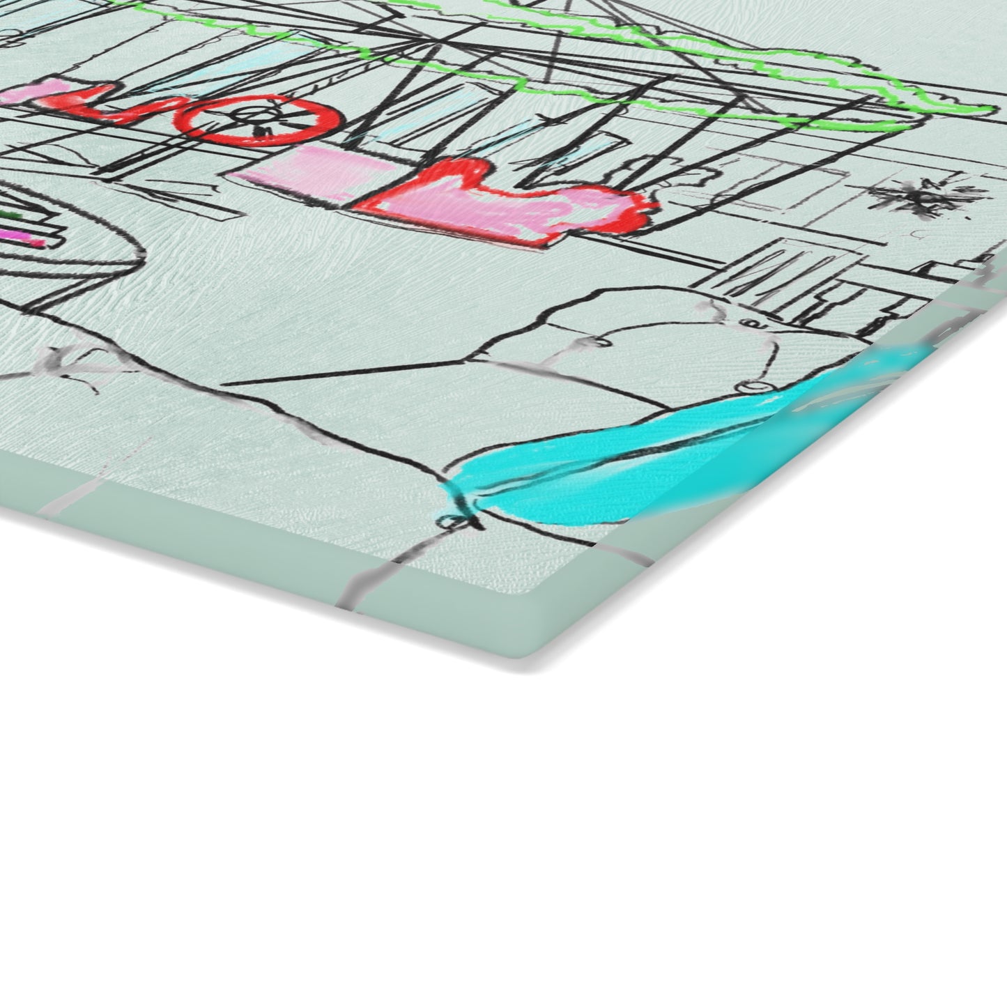 Glass Cutting Board Sketch & Slice