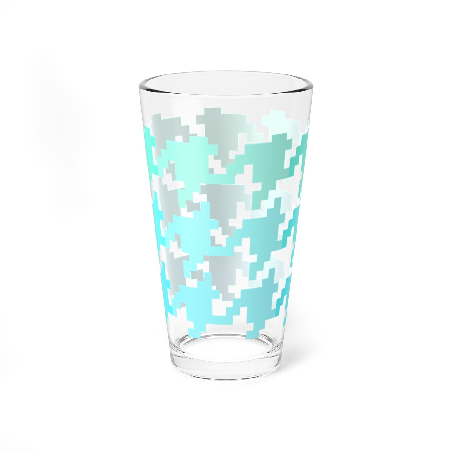 Mixing Glass, 16oz Houndstooth Fun