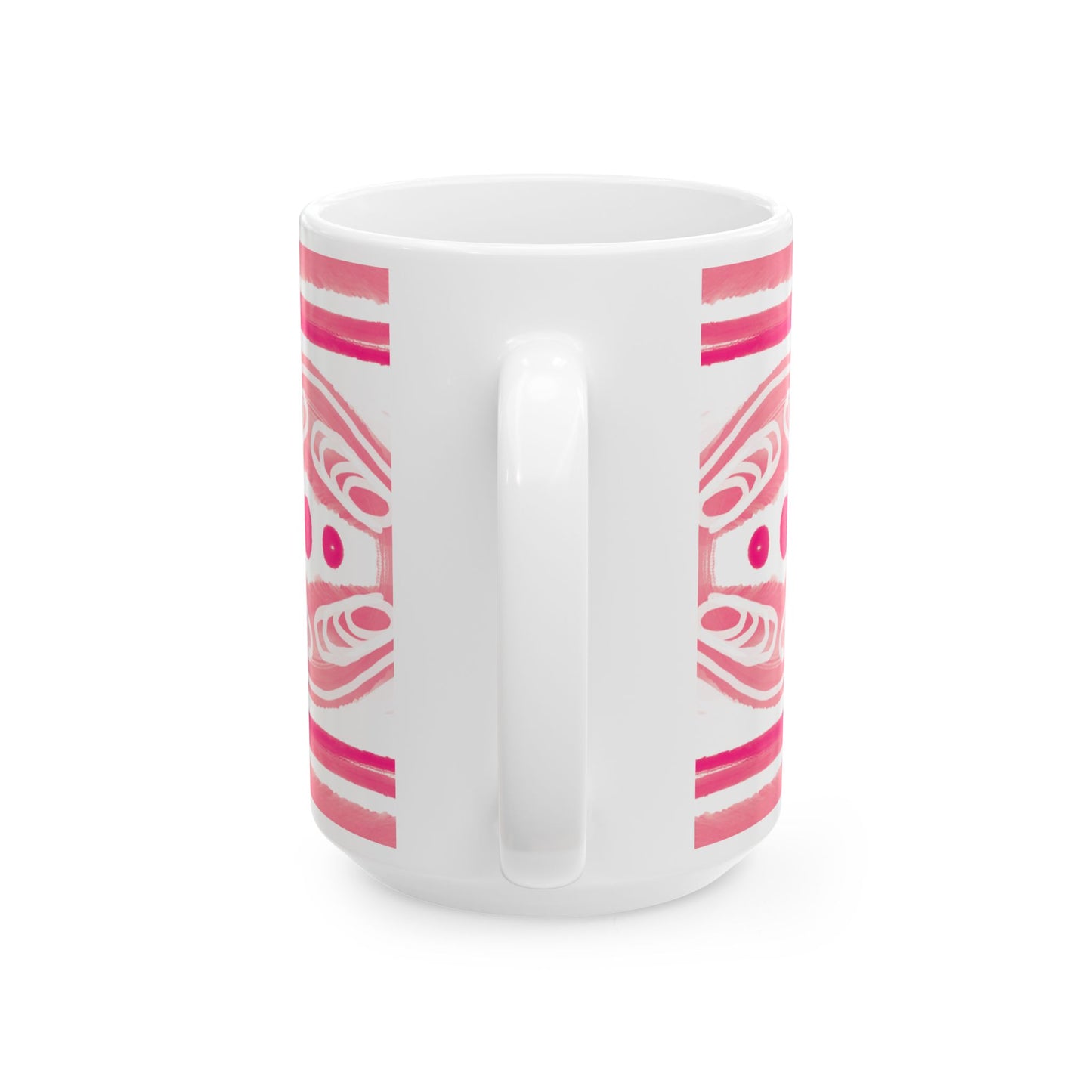 Pattern Play Mug Raspberry Red