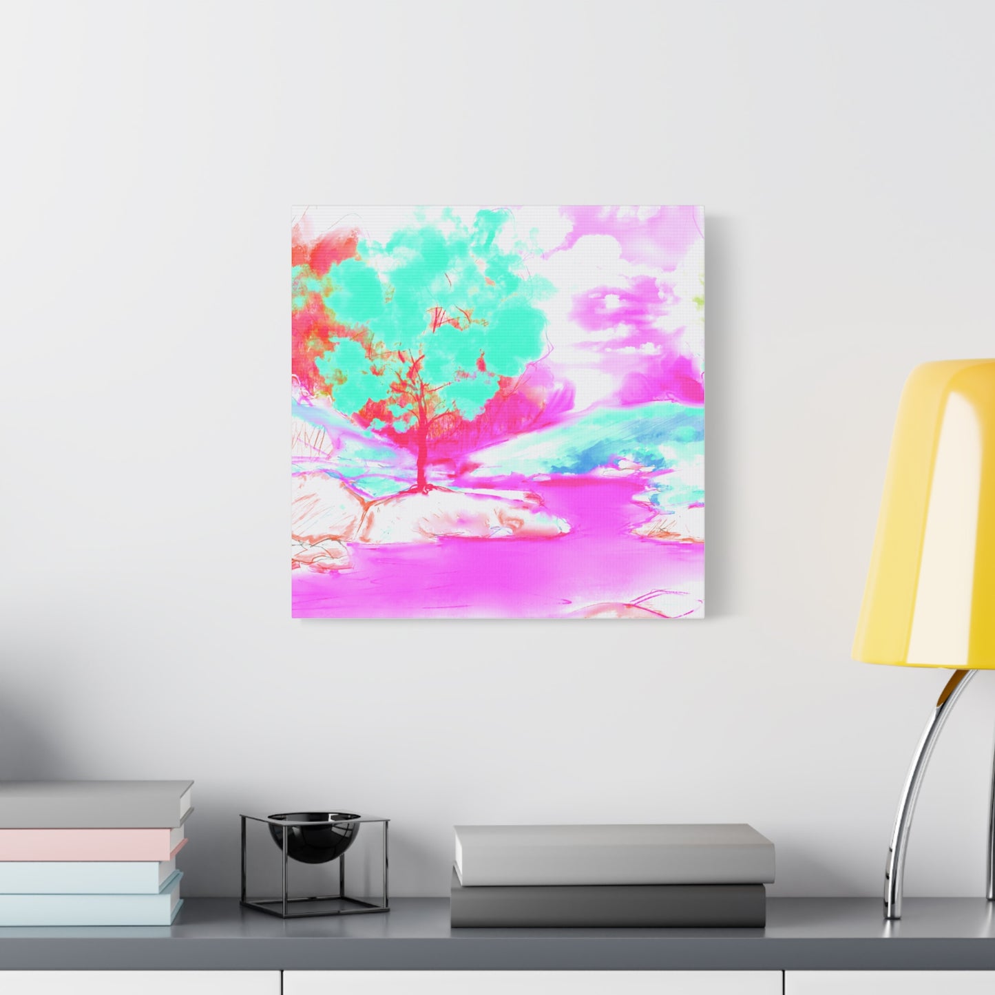 Joyful Landscape Matte Canvas, Stretched, 1.25"