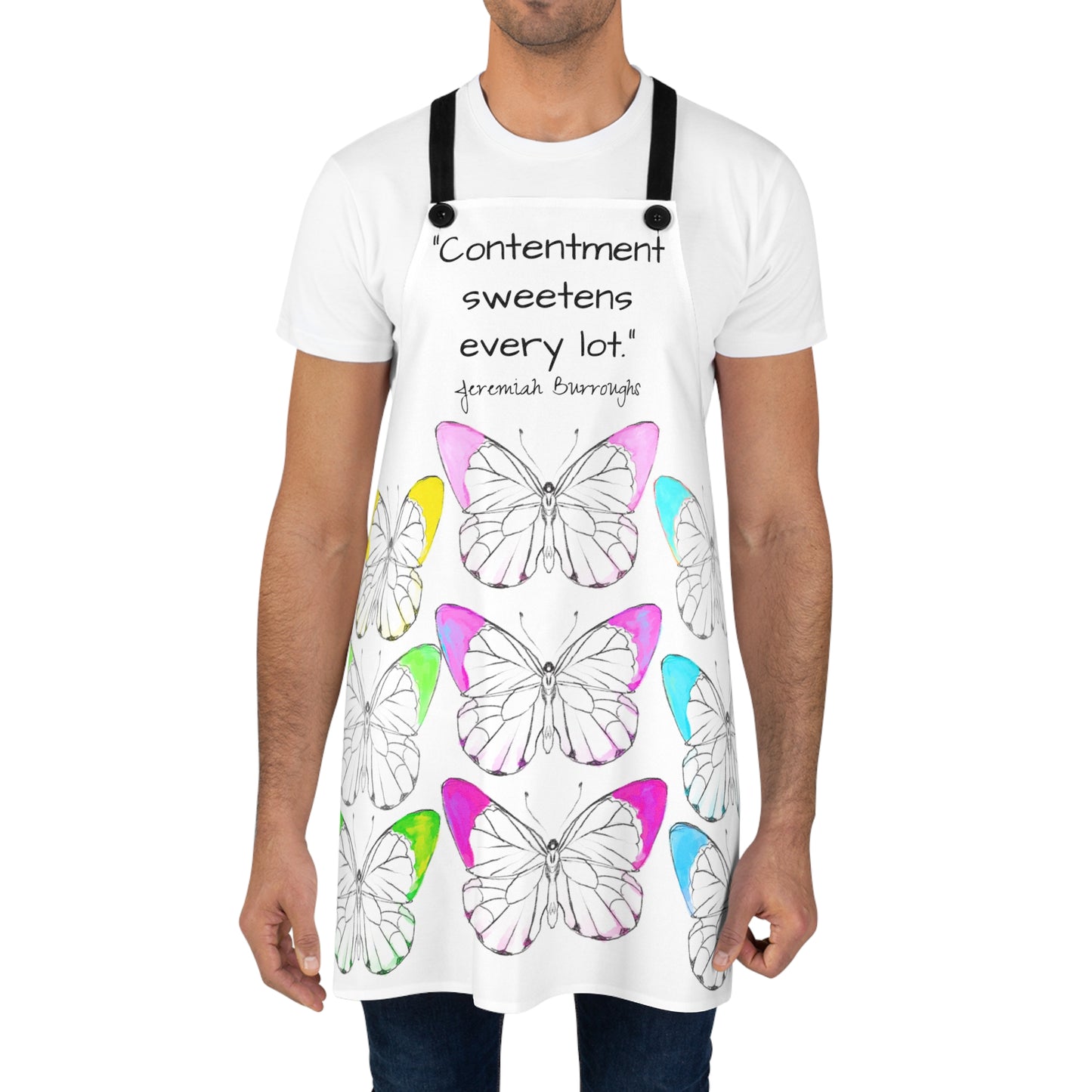 Chroma Apron Contentment sweetens every lot- Jeremiah Burroughs