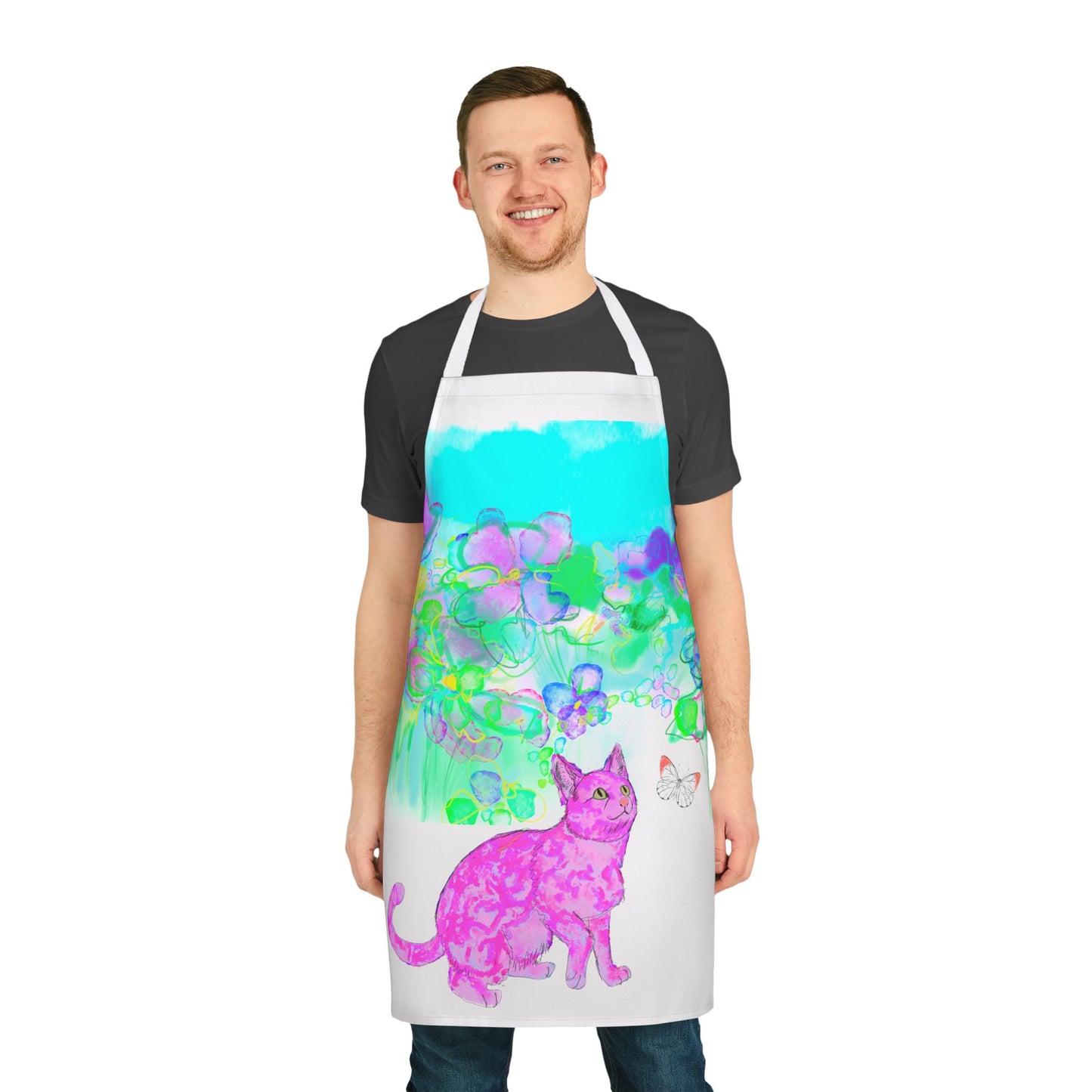 Colorful Cat Apron