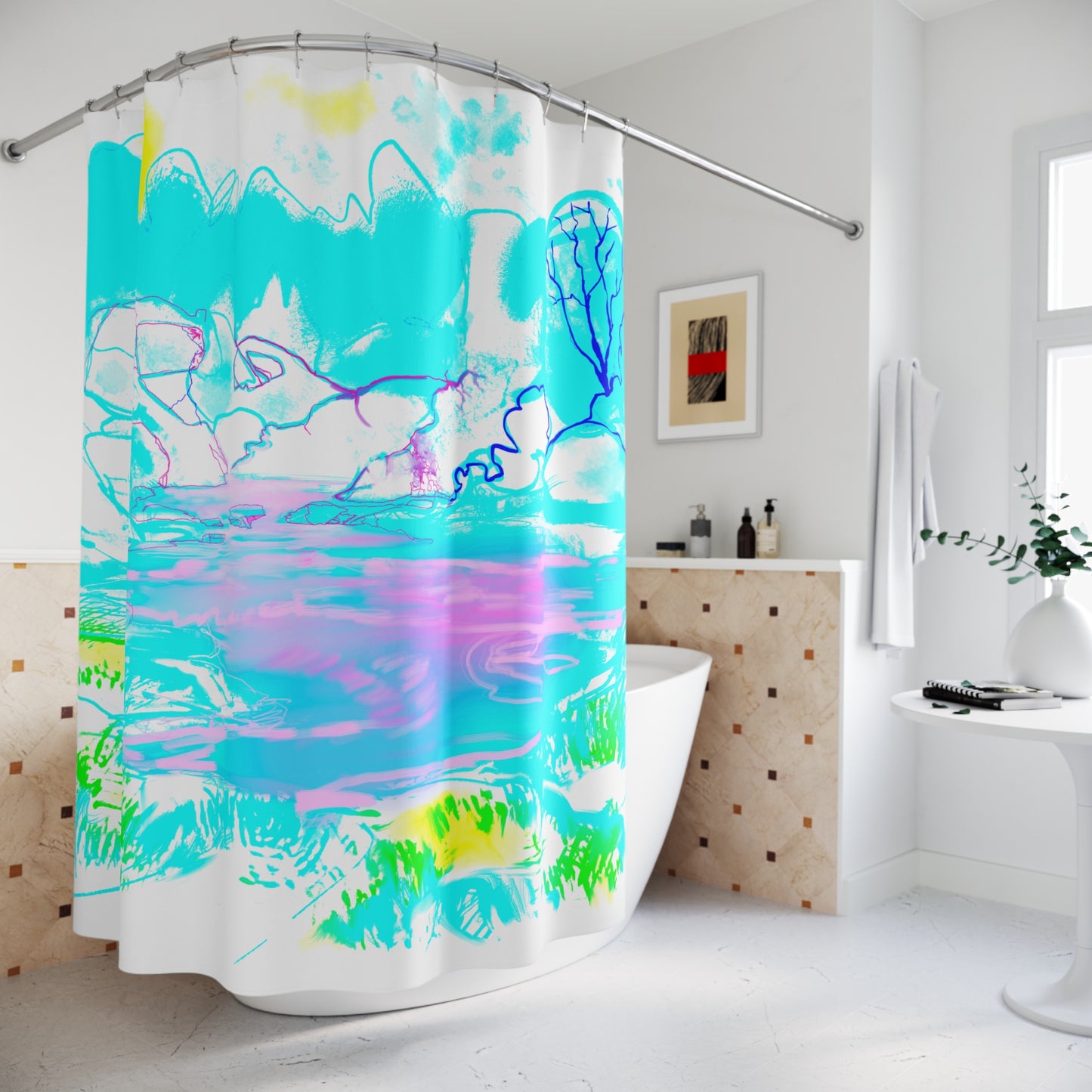 Joyful Landscapes Shower Curtains