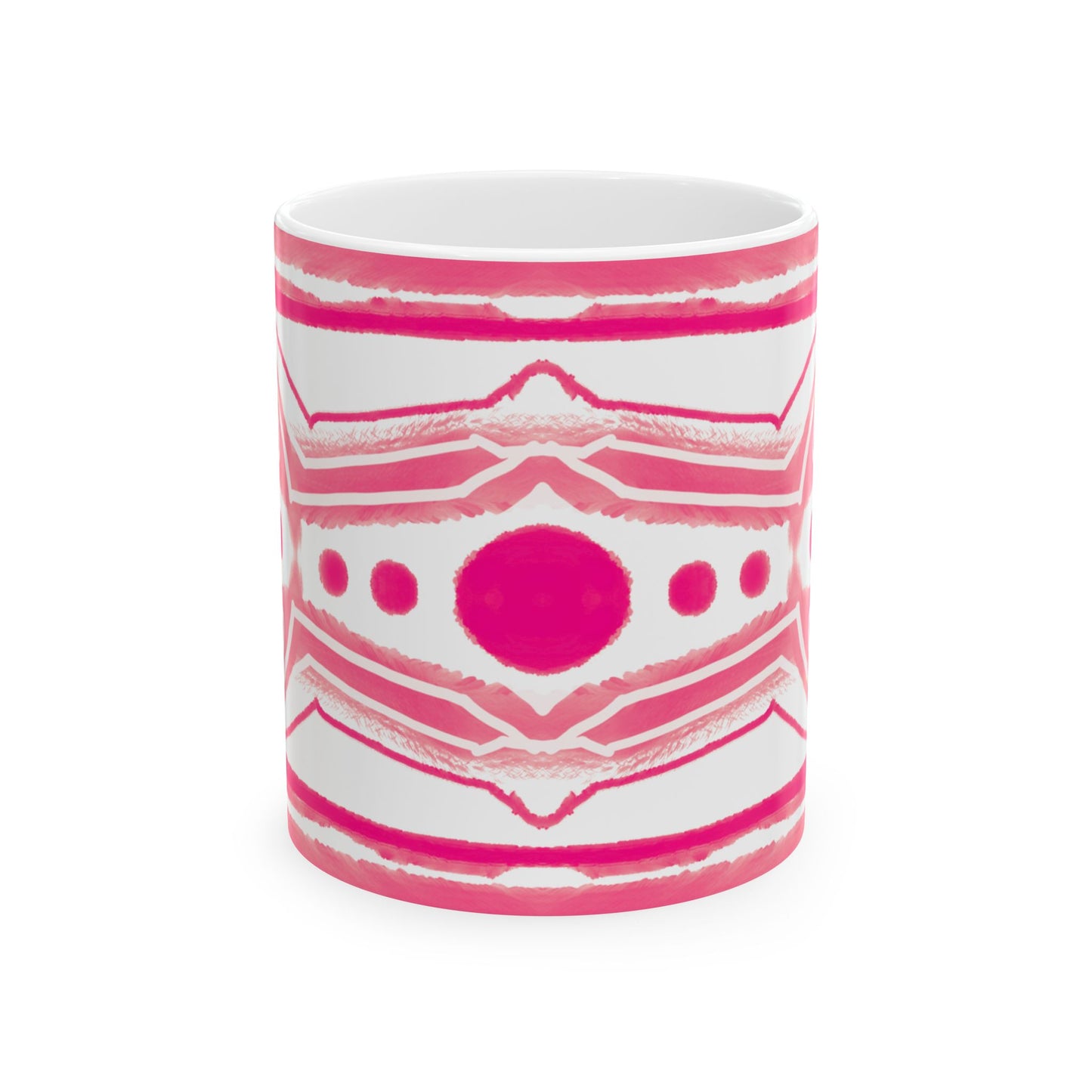 Pattern Play Mug Raspberry Red