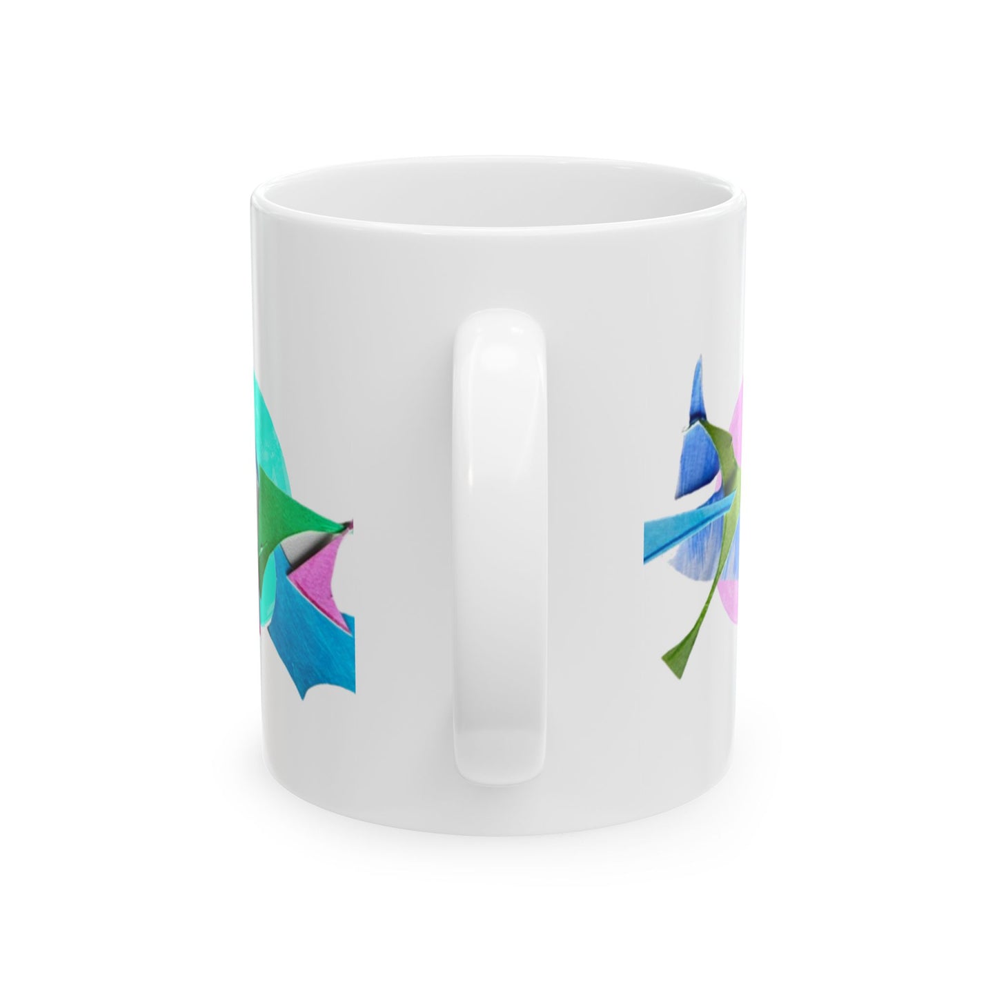 Pattern Play Mug Pink Yellow Aqua