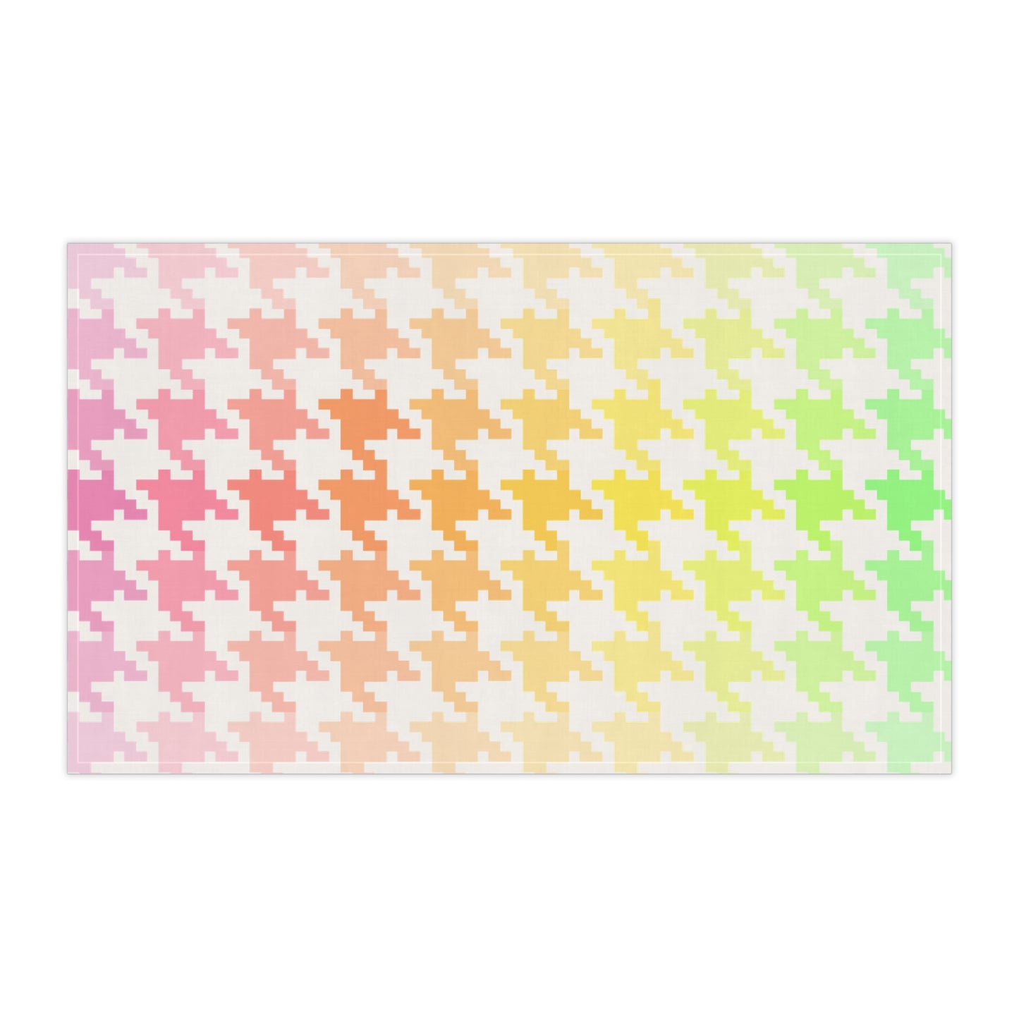 Houndstooth Fun Tea Towels (cotton, poly)