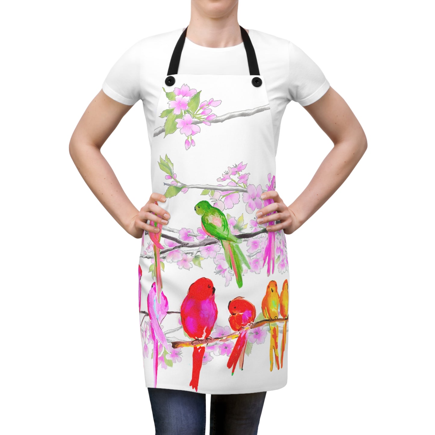 Cherry Chirp Apron