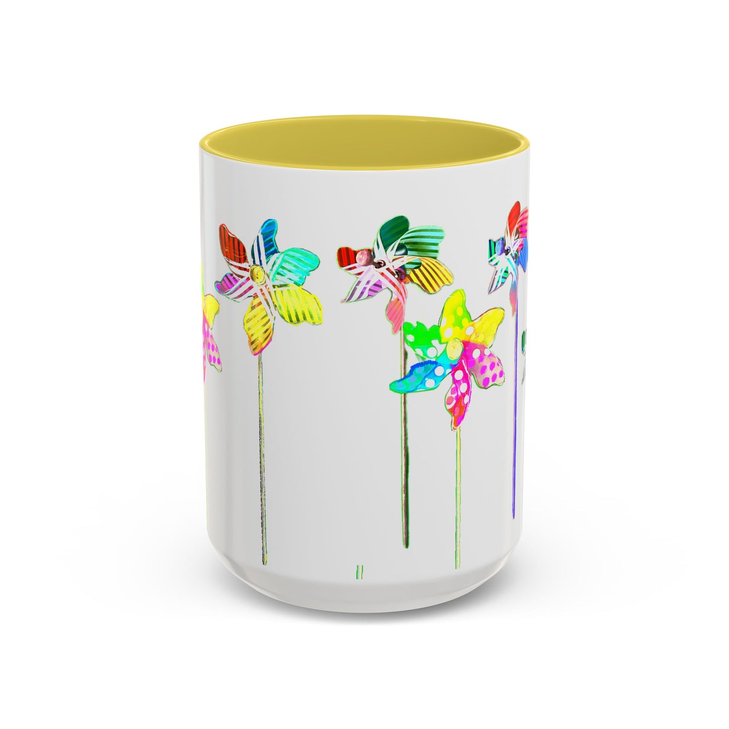 Pinwheels Mug Yellow