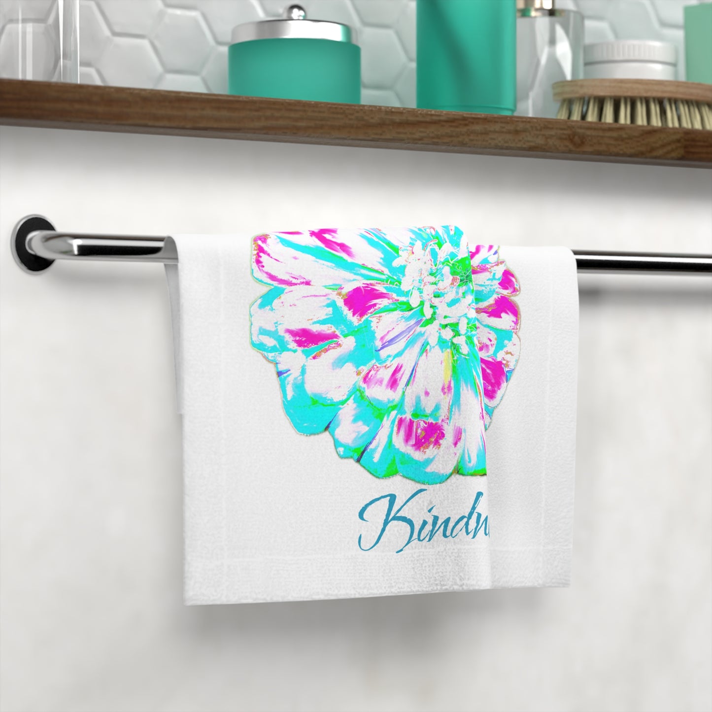 Zinnia Face Towel Kindness