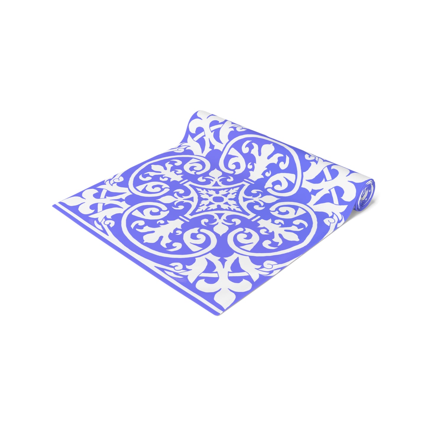 Scrollwork Table Runner (Cotton, Poly)