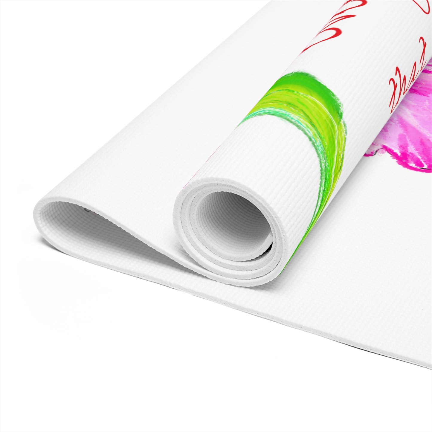 Dancing Tulips Exercise Mat "Everything that is..."