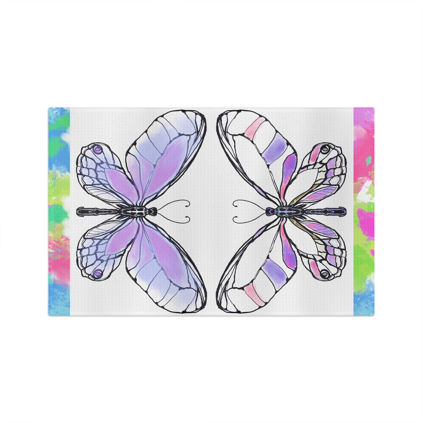 Flutterstripe Microfiber Tea Towel